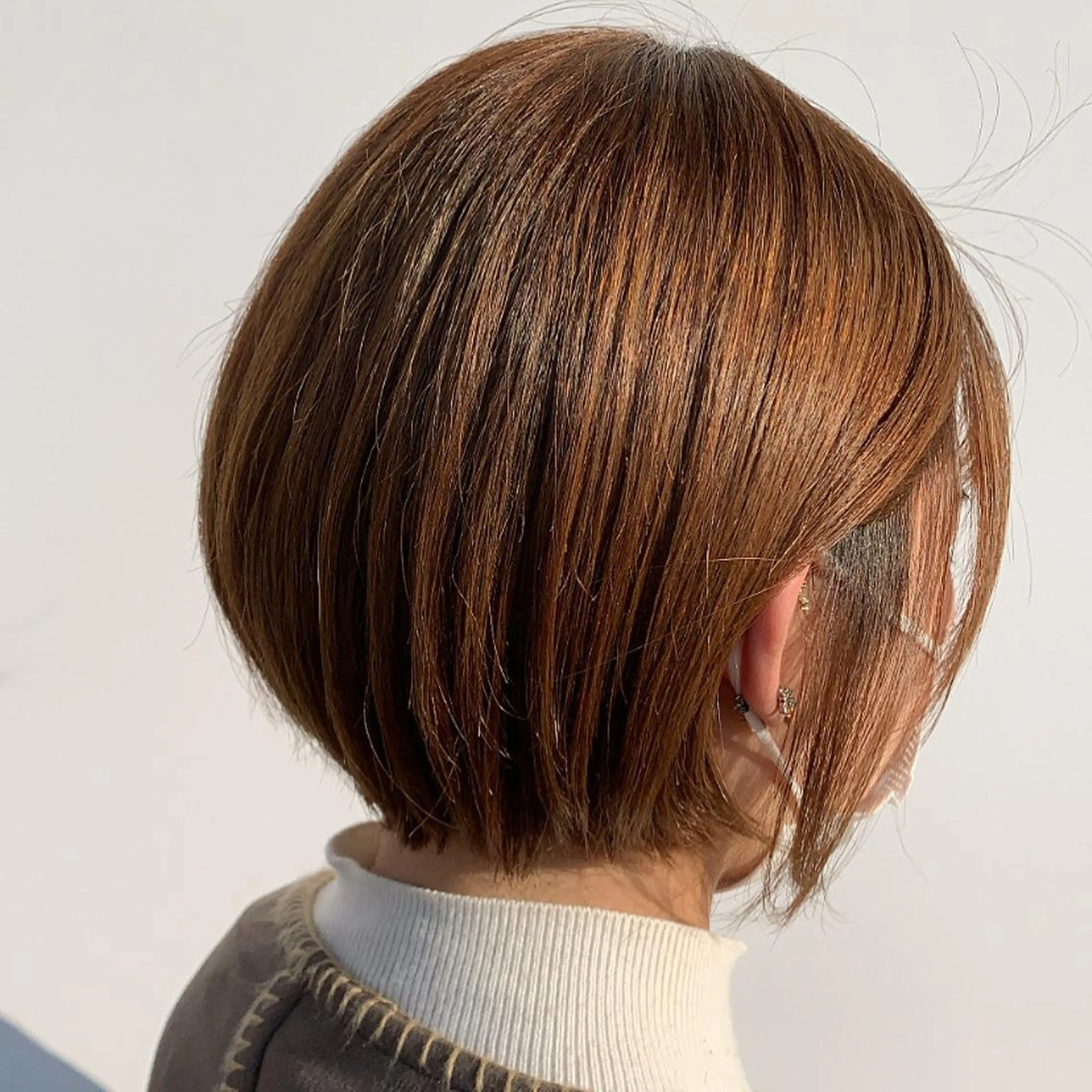 ショート ショートボブ ボブ ショートヘア 田中 紫苑のヘアスタイル