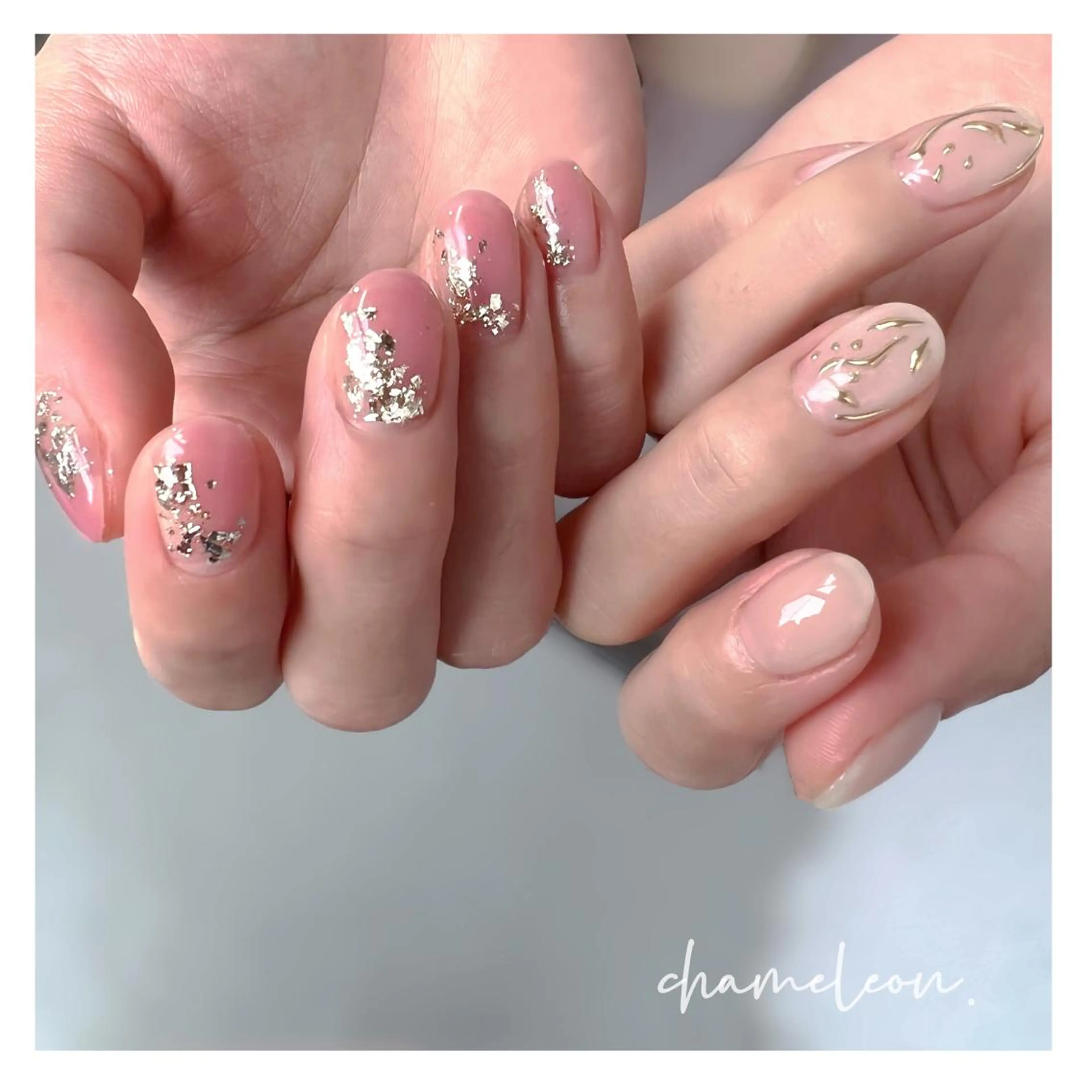 ネイル ハンドネイル 《カメレオン》 西田美輝のヘアスタイル