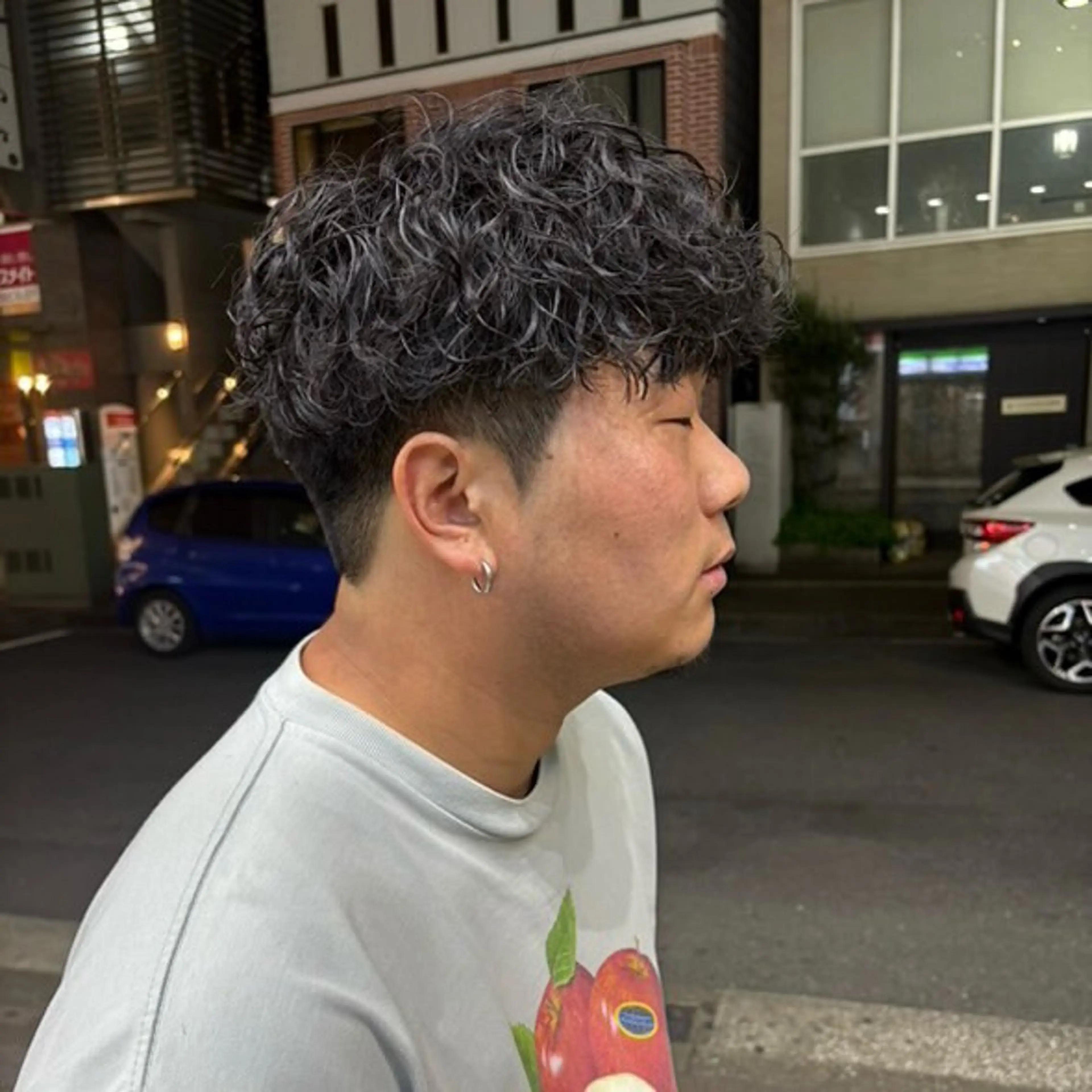 ショート メンズ カット ハイトーン/パーマ/ メンズ / 櫻本🌐のヘアスタイル