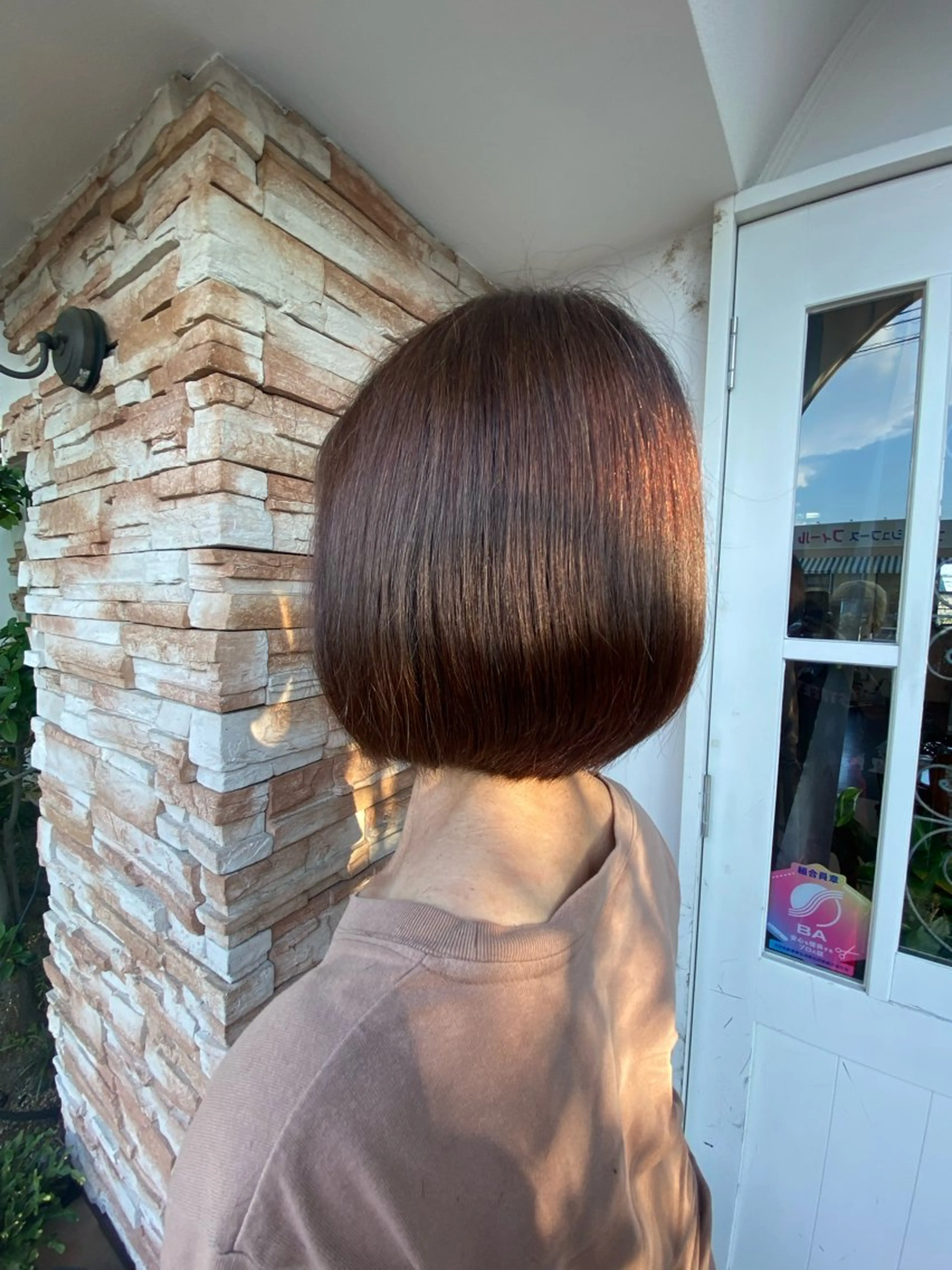 ショート カラー まりん /小牧美容院のヘアスタイル