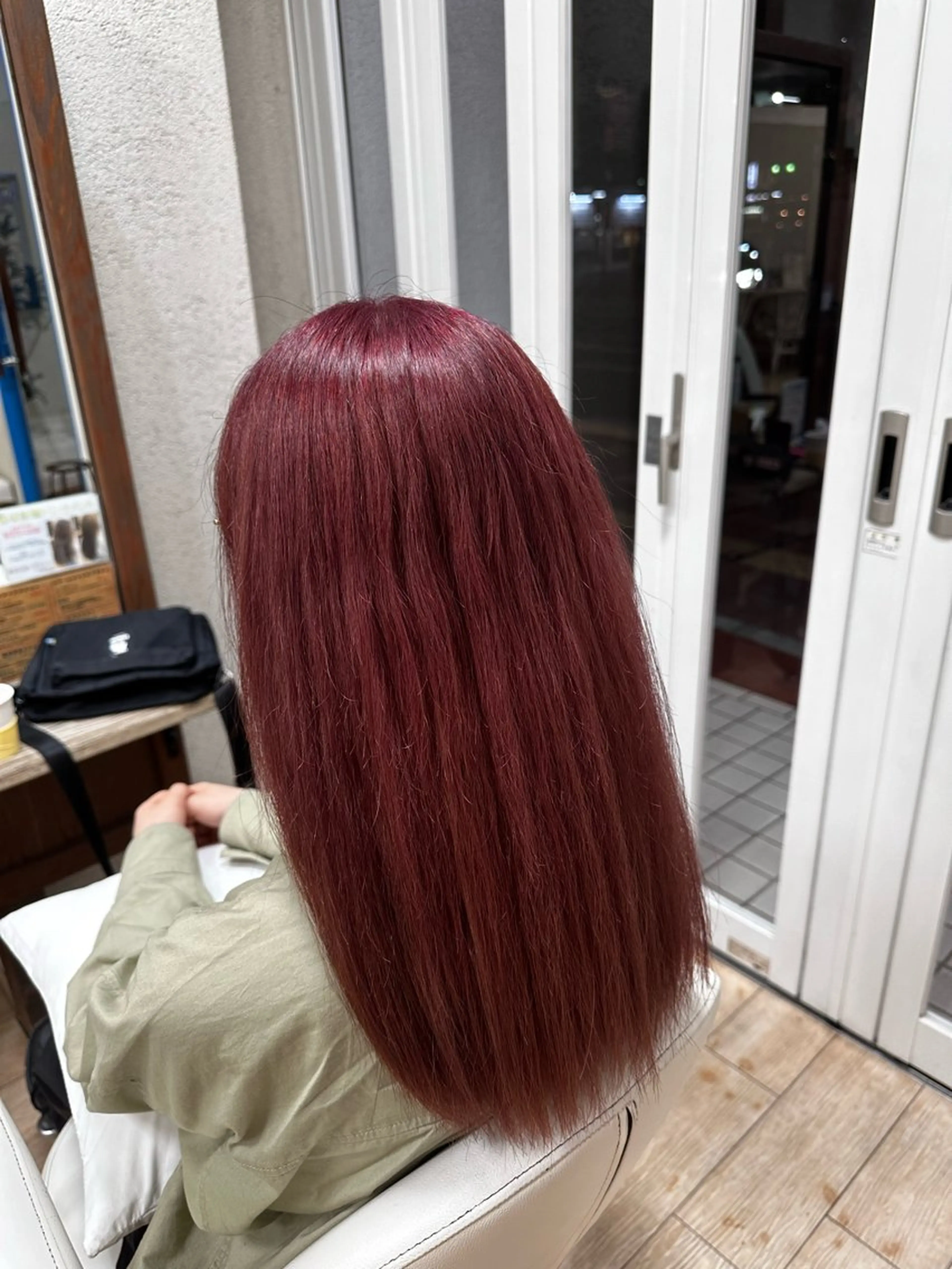 ロング カラー ヘアカラー 阿部 美咲のヘアスタイル