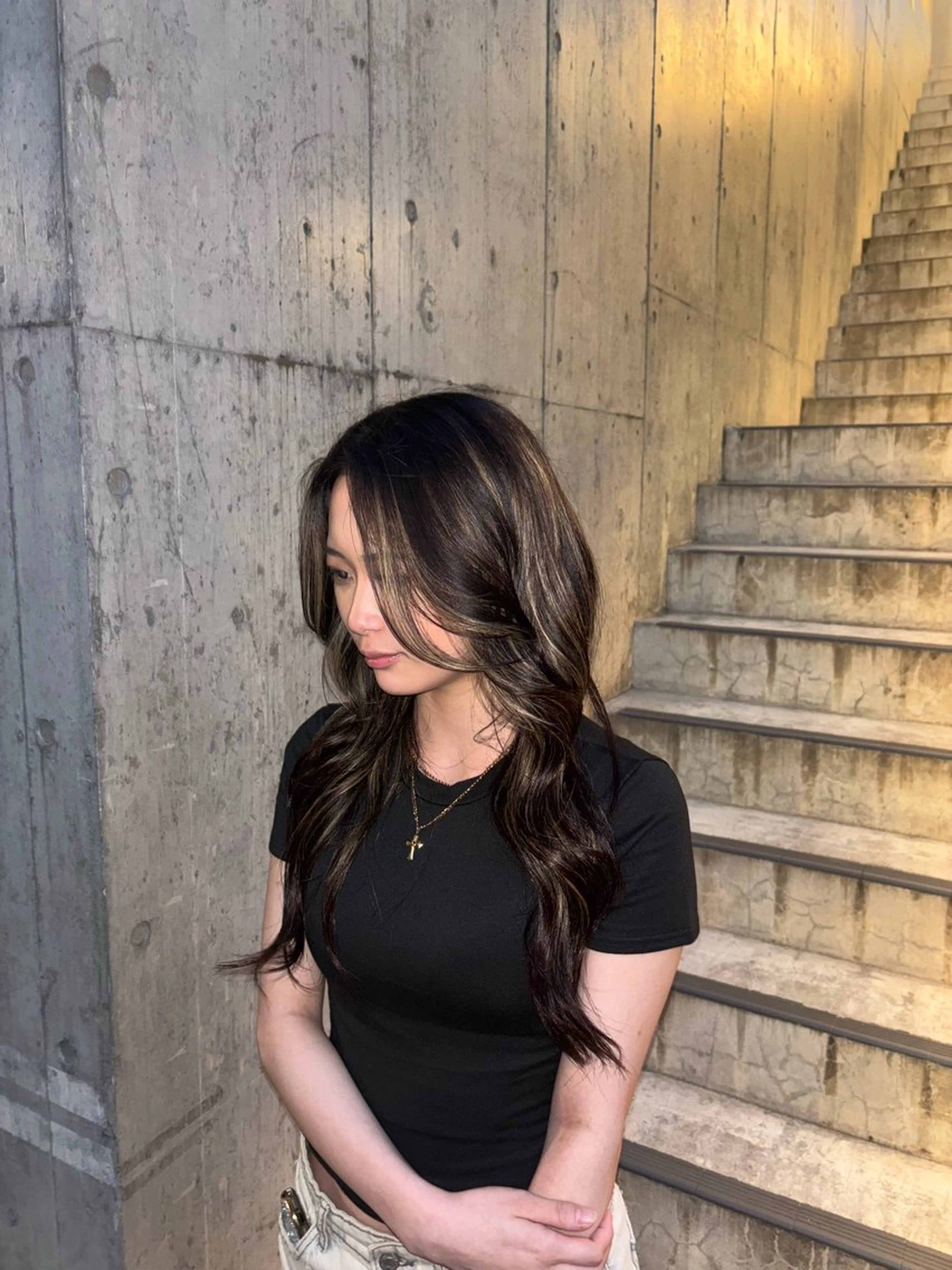 ロング カット ハイトーン/ギャル No.1/ルイヤのヘアスタイル