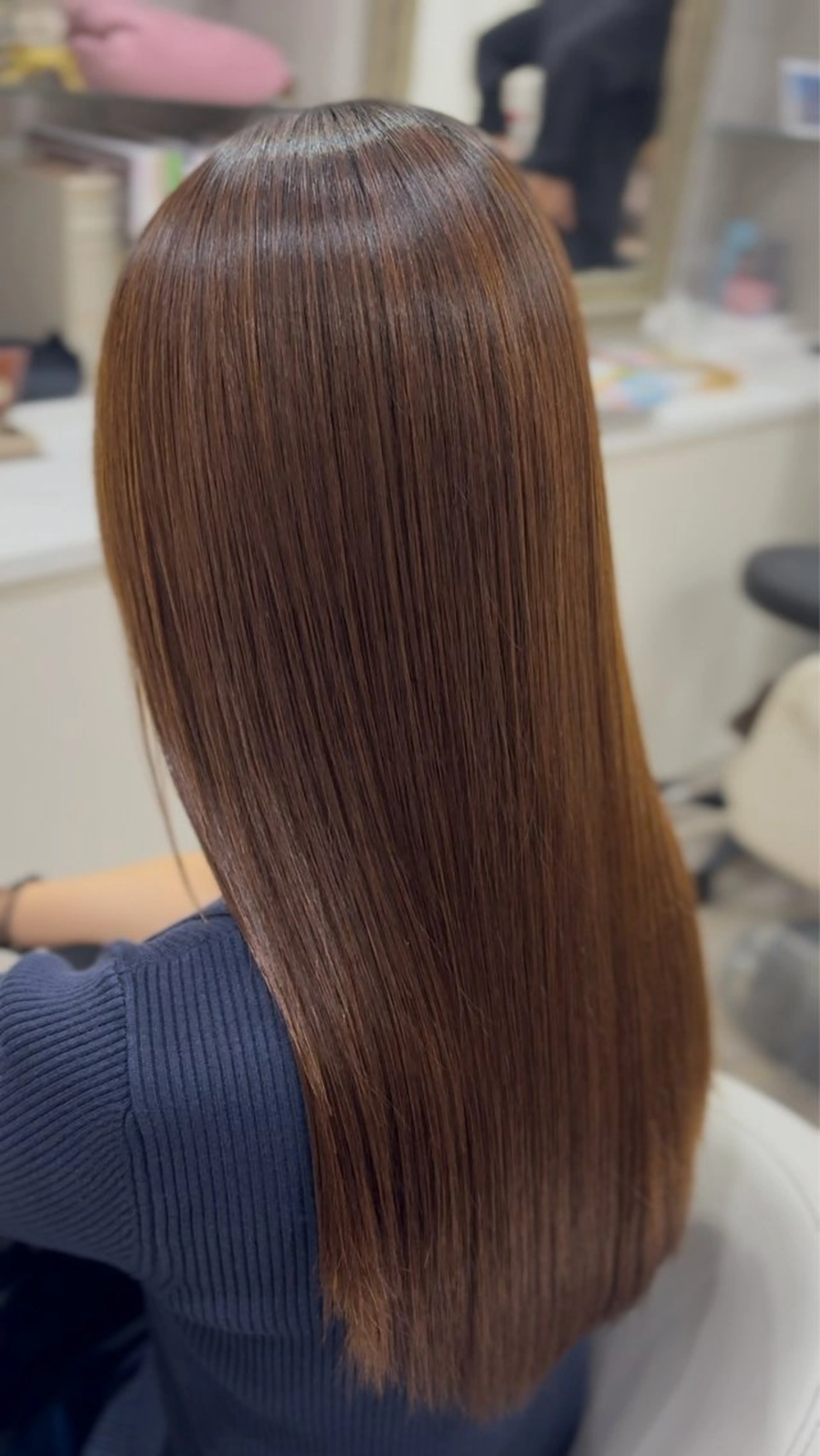 ロング 縮毛矯正 縮毛矯正 【TAKAYA】🌸 縮毛矯正専門店のヘアスタイル