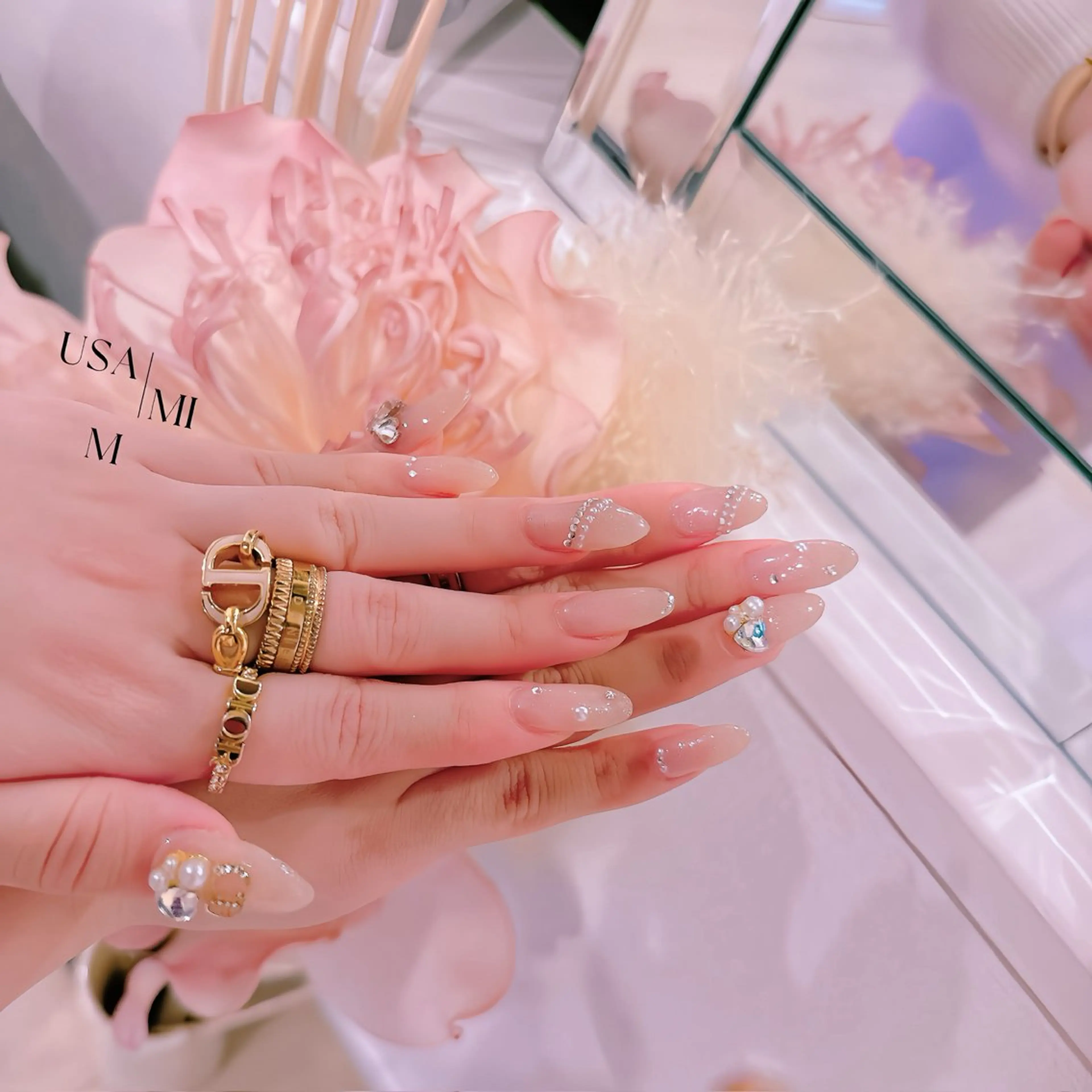 ネイル ハンドネイル USAMiMi 🐰💕のネイルデザイン