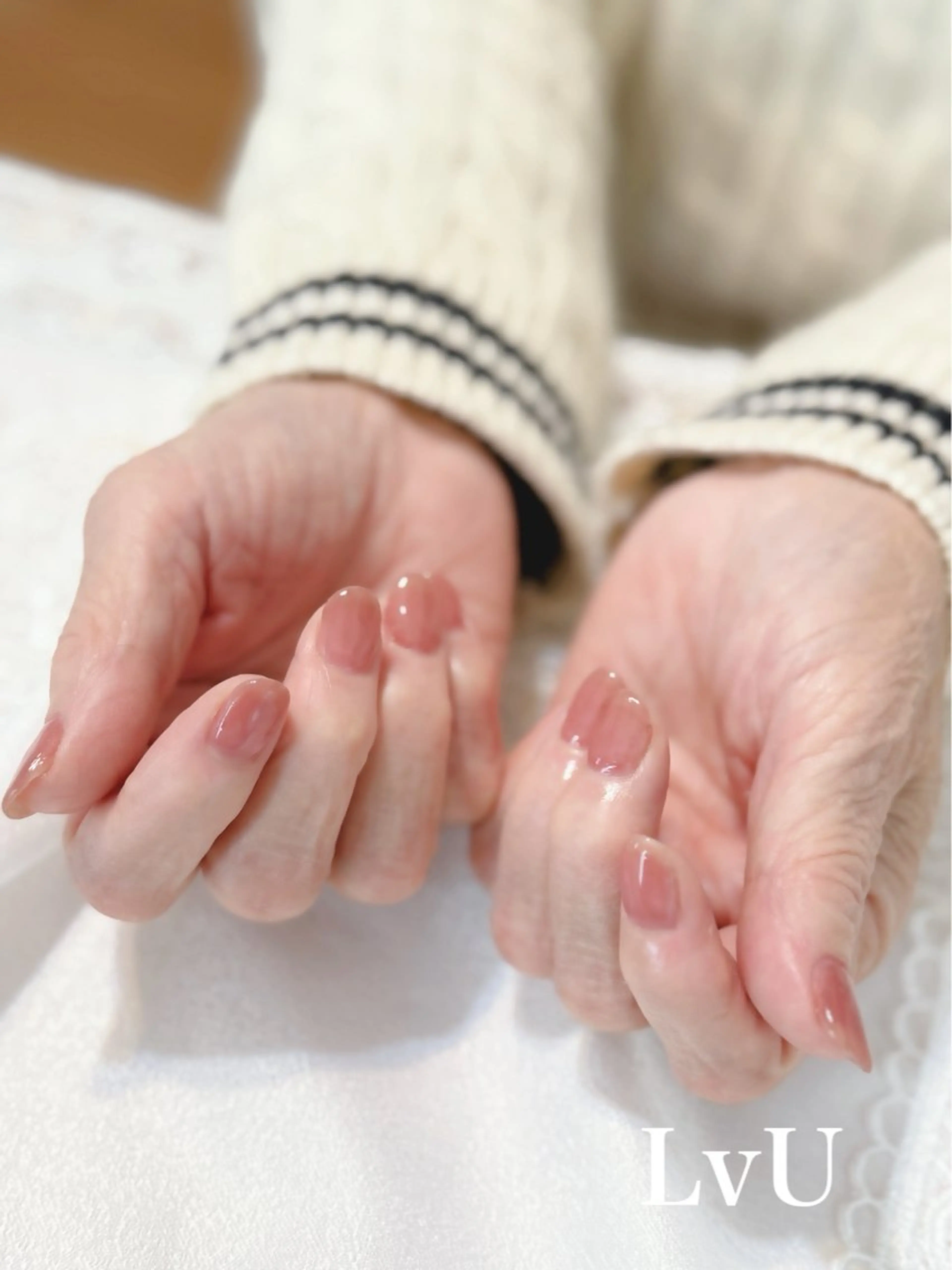 ネイル ワンカラーネイル LvU(ラブユー) Asayamaのネイルデザイン