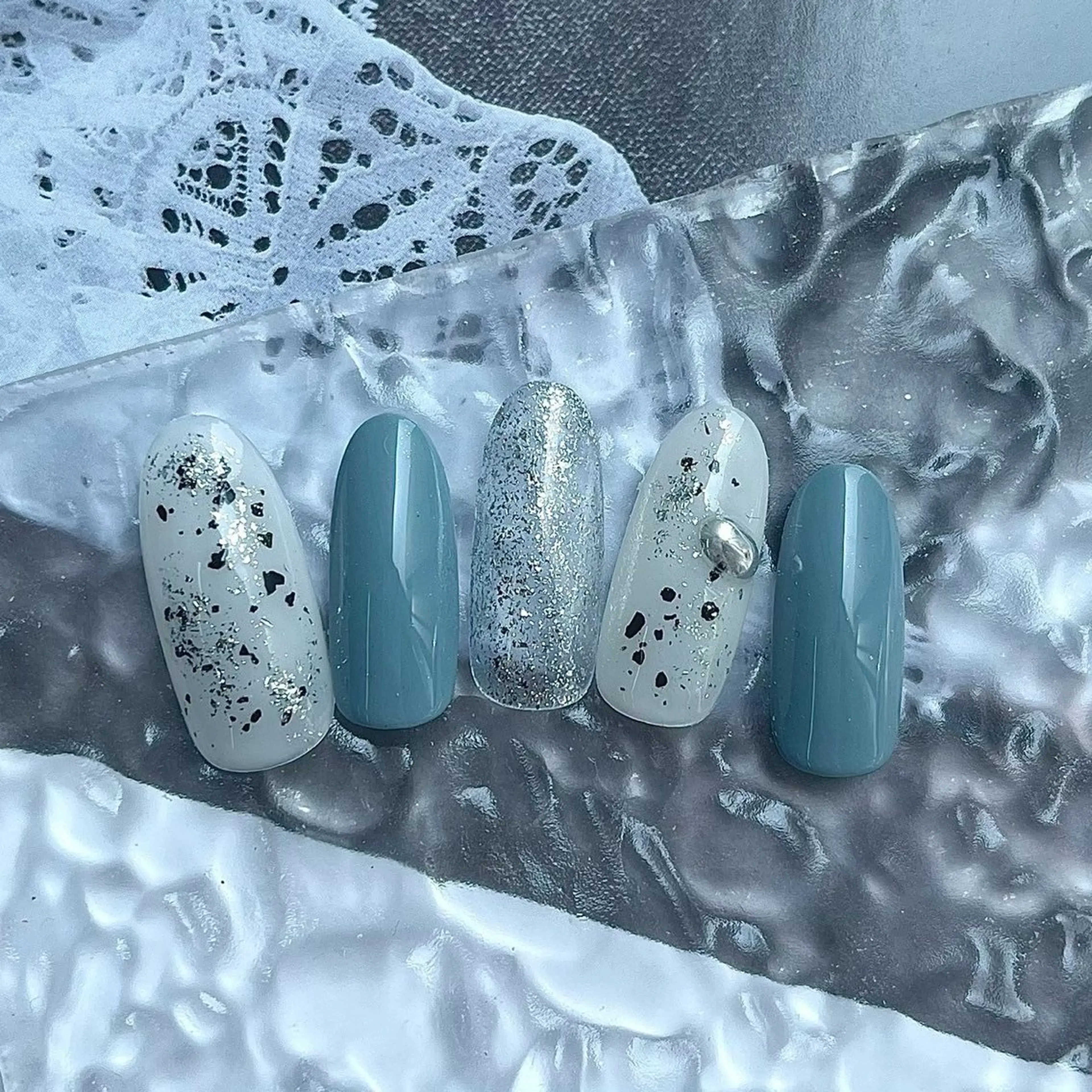 ネイル ⭐︎休業中の練習⭐︎ JNA認定講師髙橋のネイルデザイン