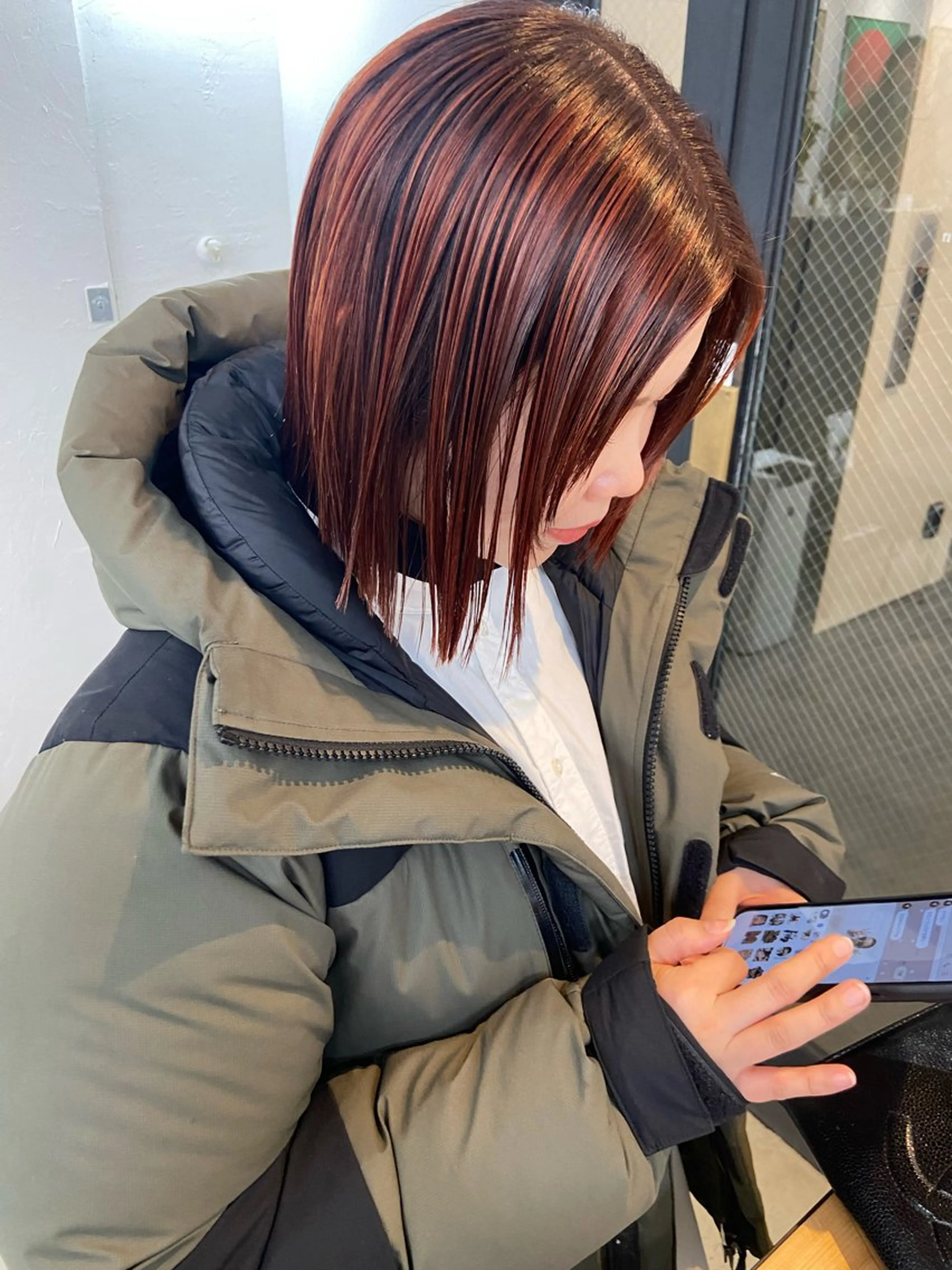 カラー ナツメダ ダイキのヘアスタイル