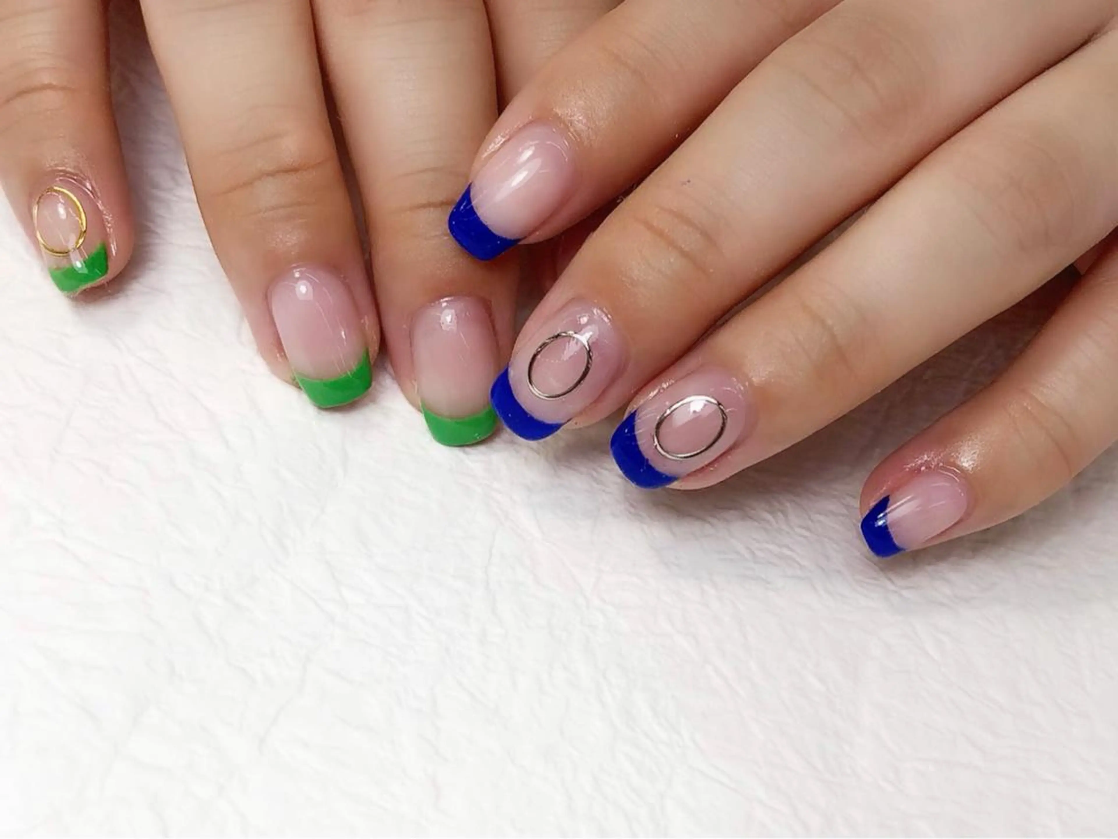 ネイル フレンチネイル Y nail なんば堀江店のネイルデザイン