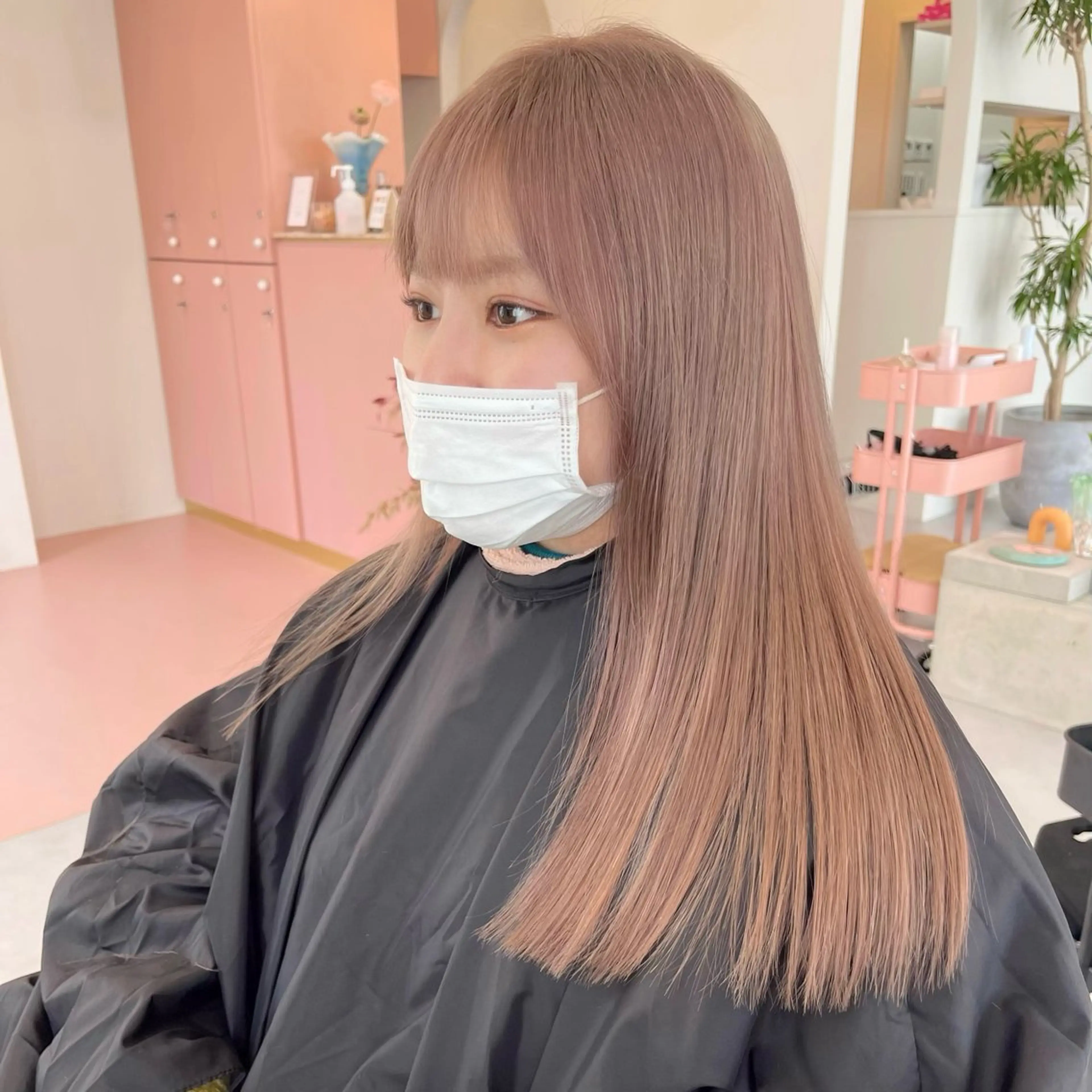 セミロング カラー 名駅/ハイトーン/ 髪質改善/SHUNのヘアスタイル