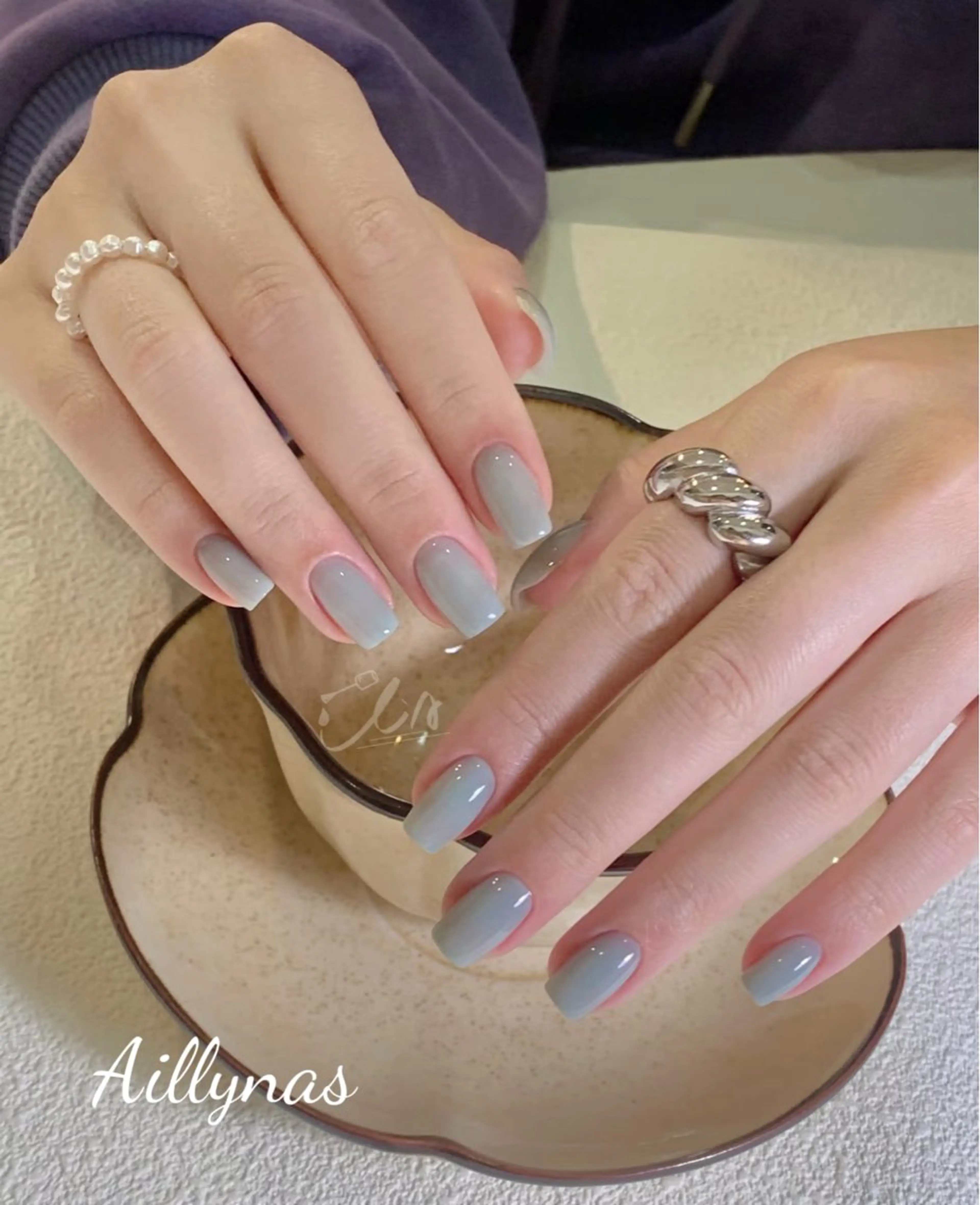 ジェルオフ無料💗ワンカラーorラメグラの写真