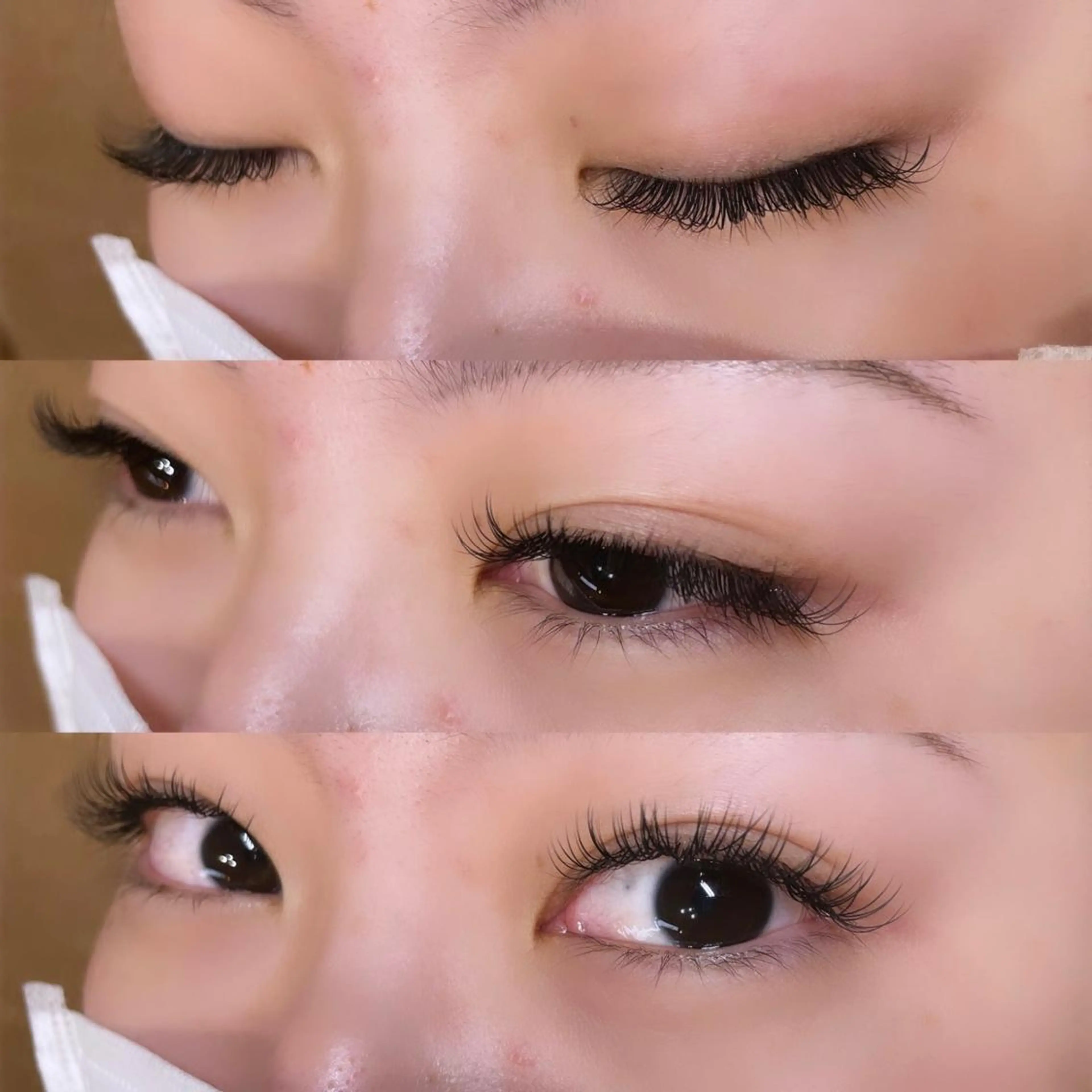 マツエク・マツパ Dカール フラットラッシュ MEAFLOS YUKINOのマツエク・マツパデザイン