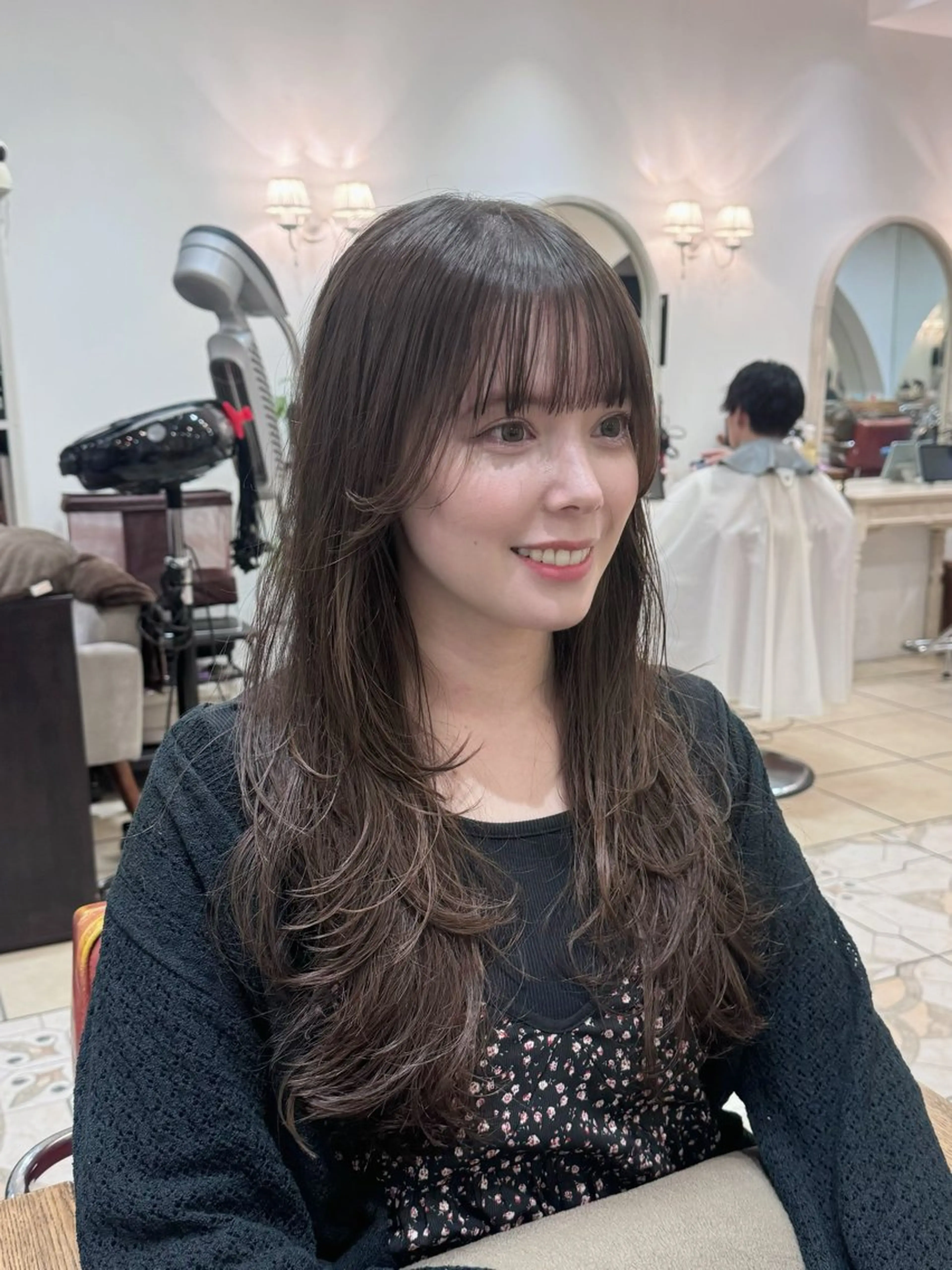 ロング カット ウルフ/レイヤー /パーマ　ナユタのヘアスタイル