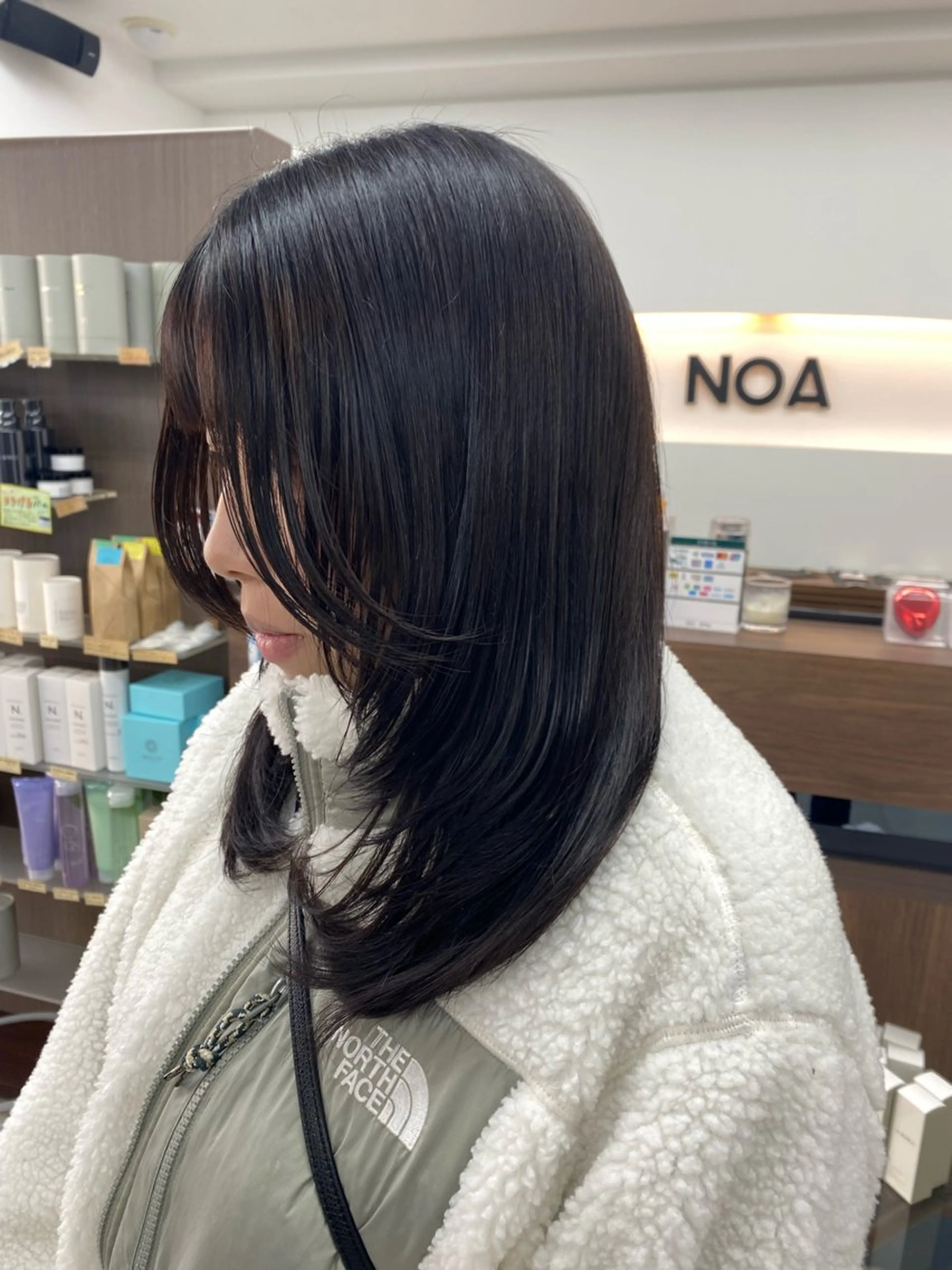 セミロング レイヤーカット カット 月野涼風 /レイヤーカットのヘアスタイル