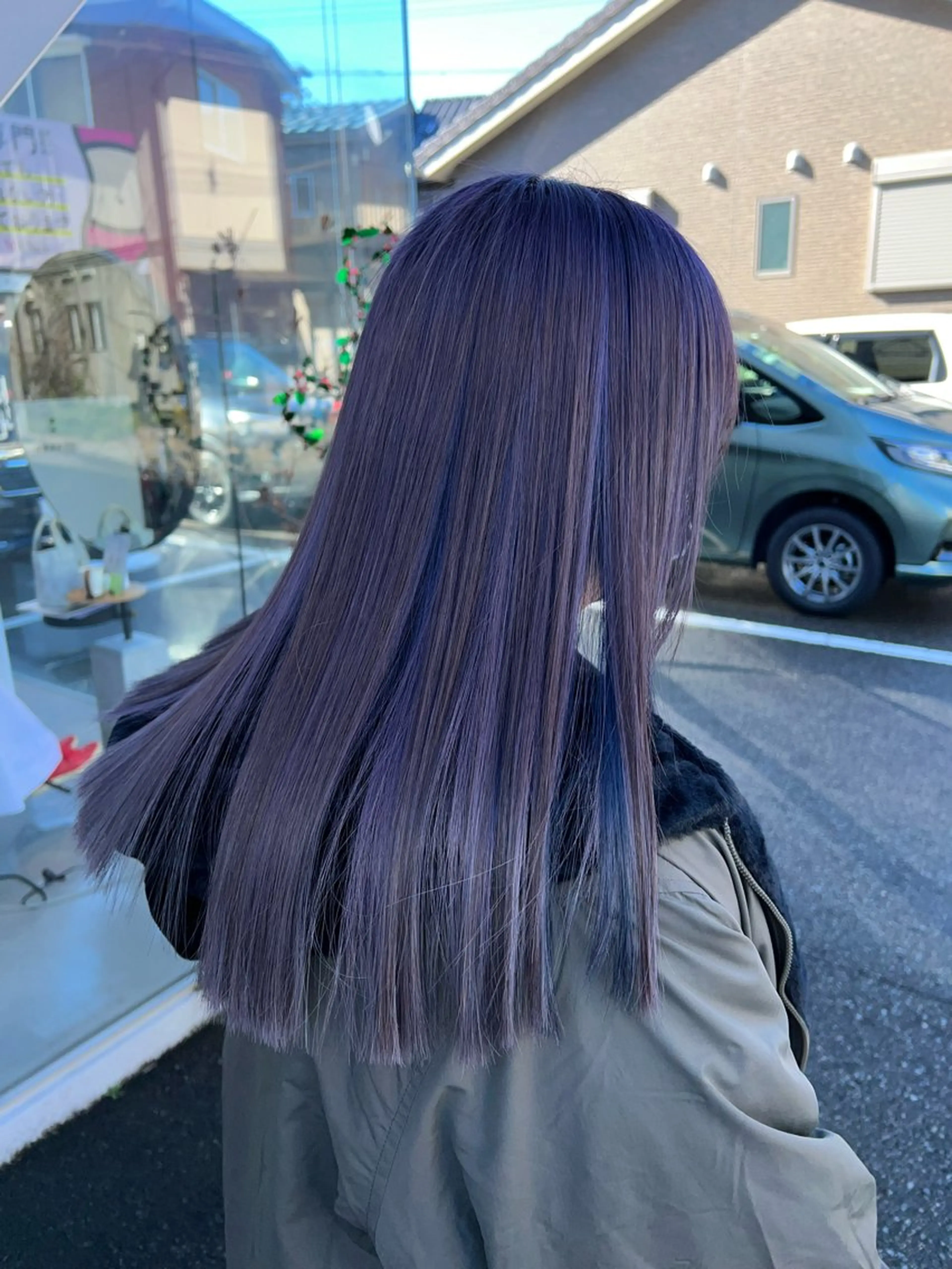 カット+カラー+ケアブリーチ+髪質改善トリートメントの写真