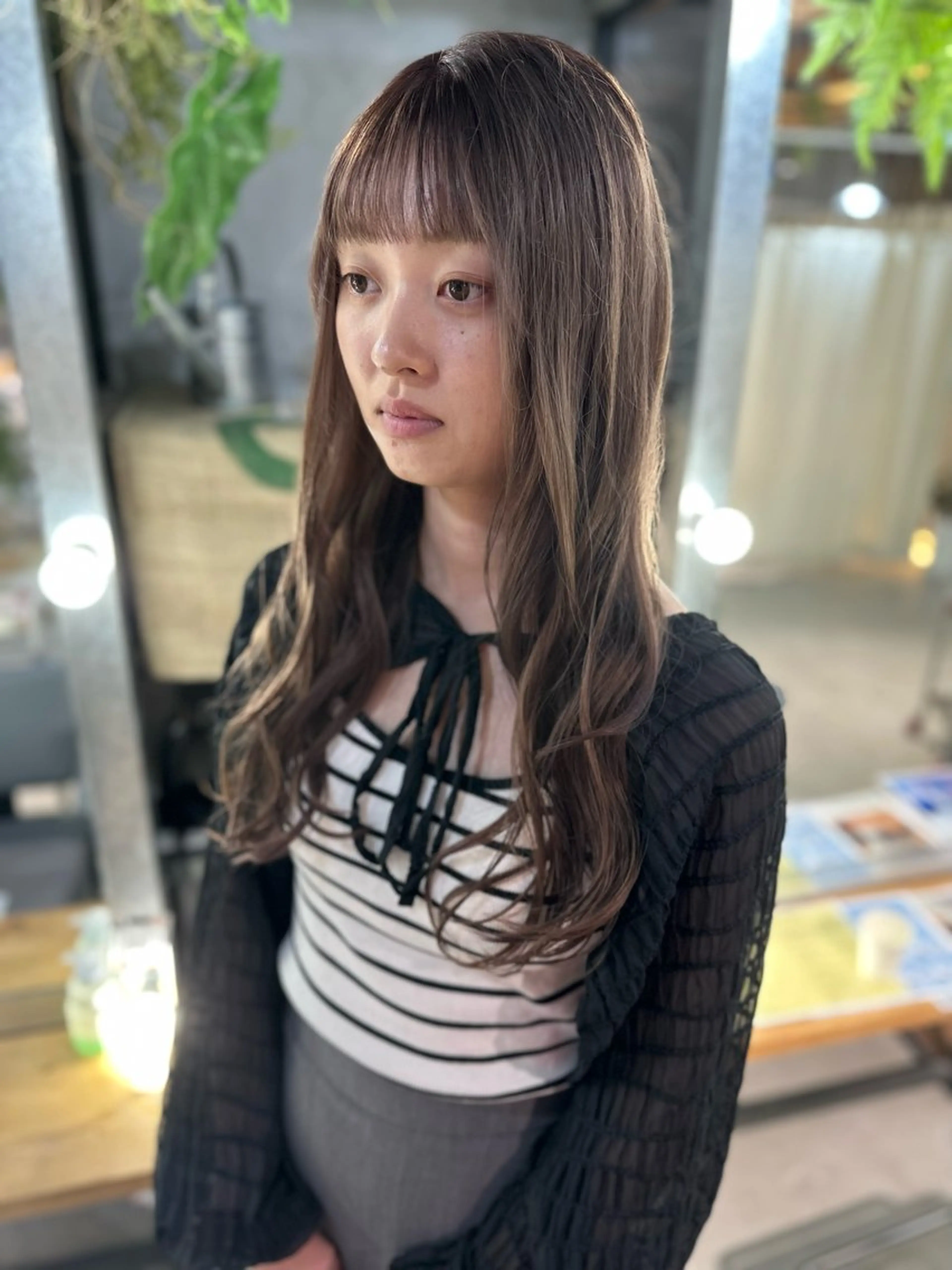 ロング カラー 溜 一太のヘアスタイル