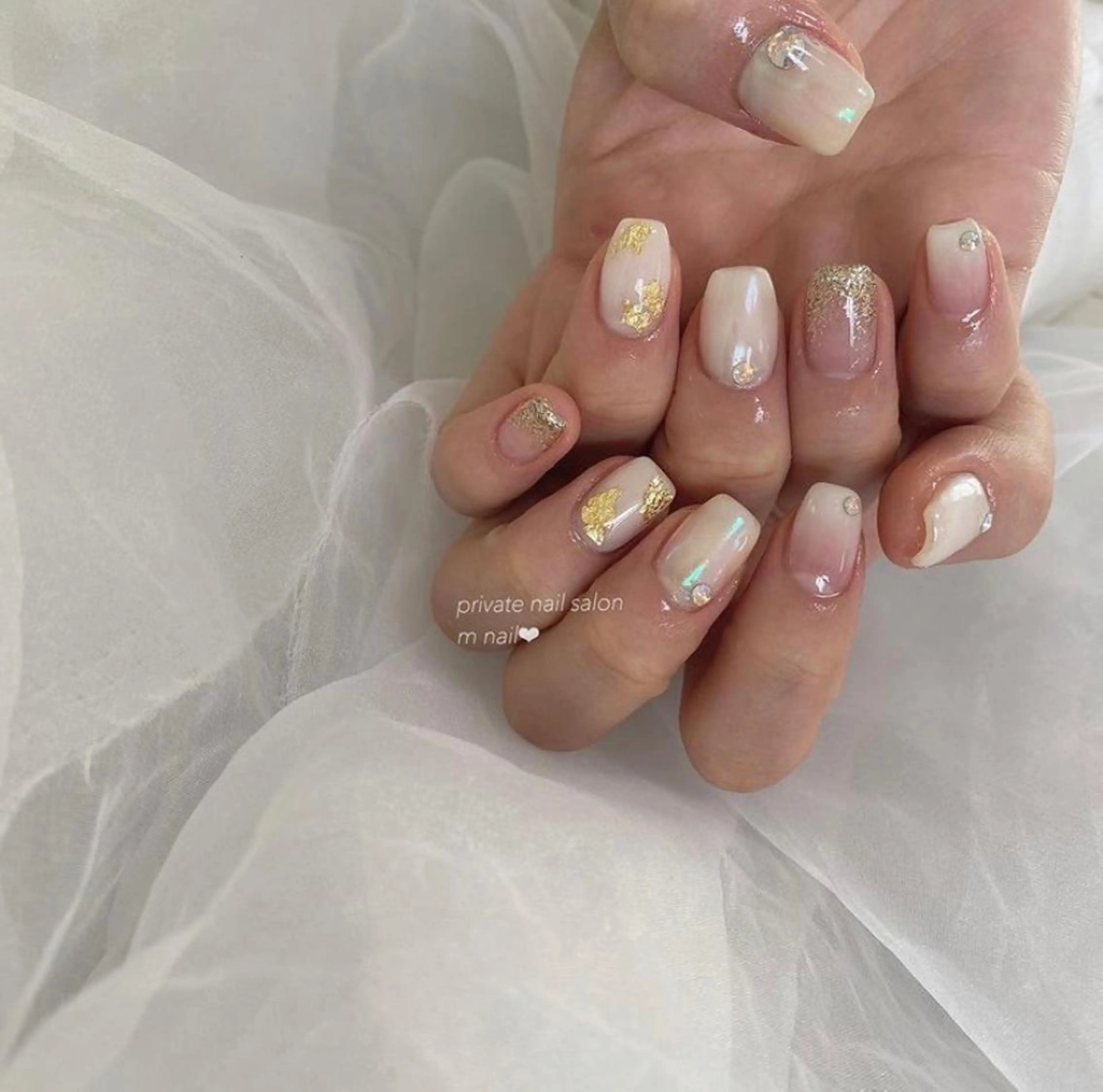 ネイル 韓国ネイル ハンドネイル 小河原 舞のネイルデザイン