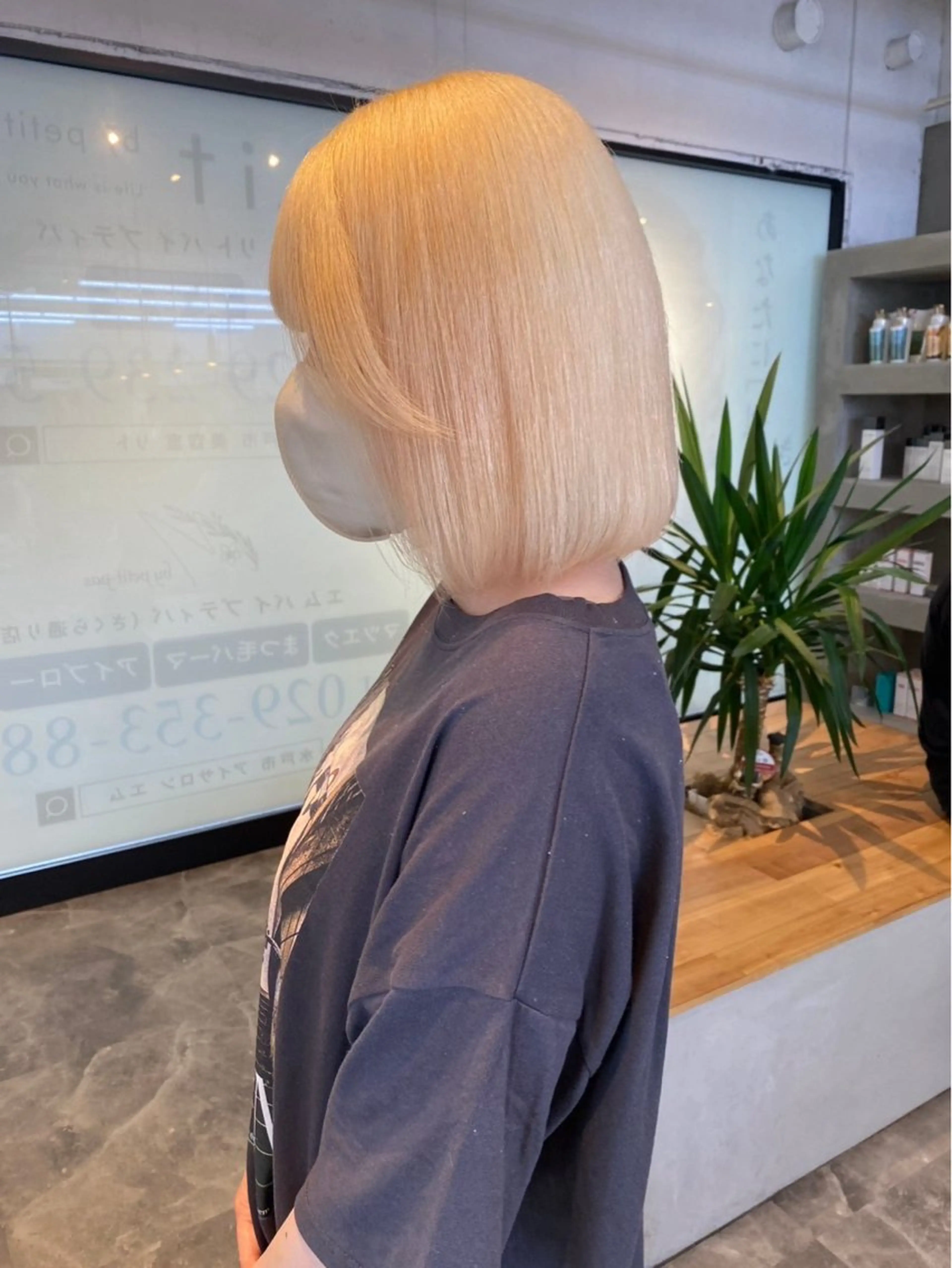 ミディアム ブリーチカラー特化 ✨️永井諒のヘアスタイル