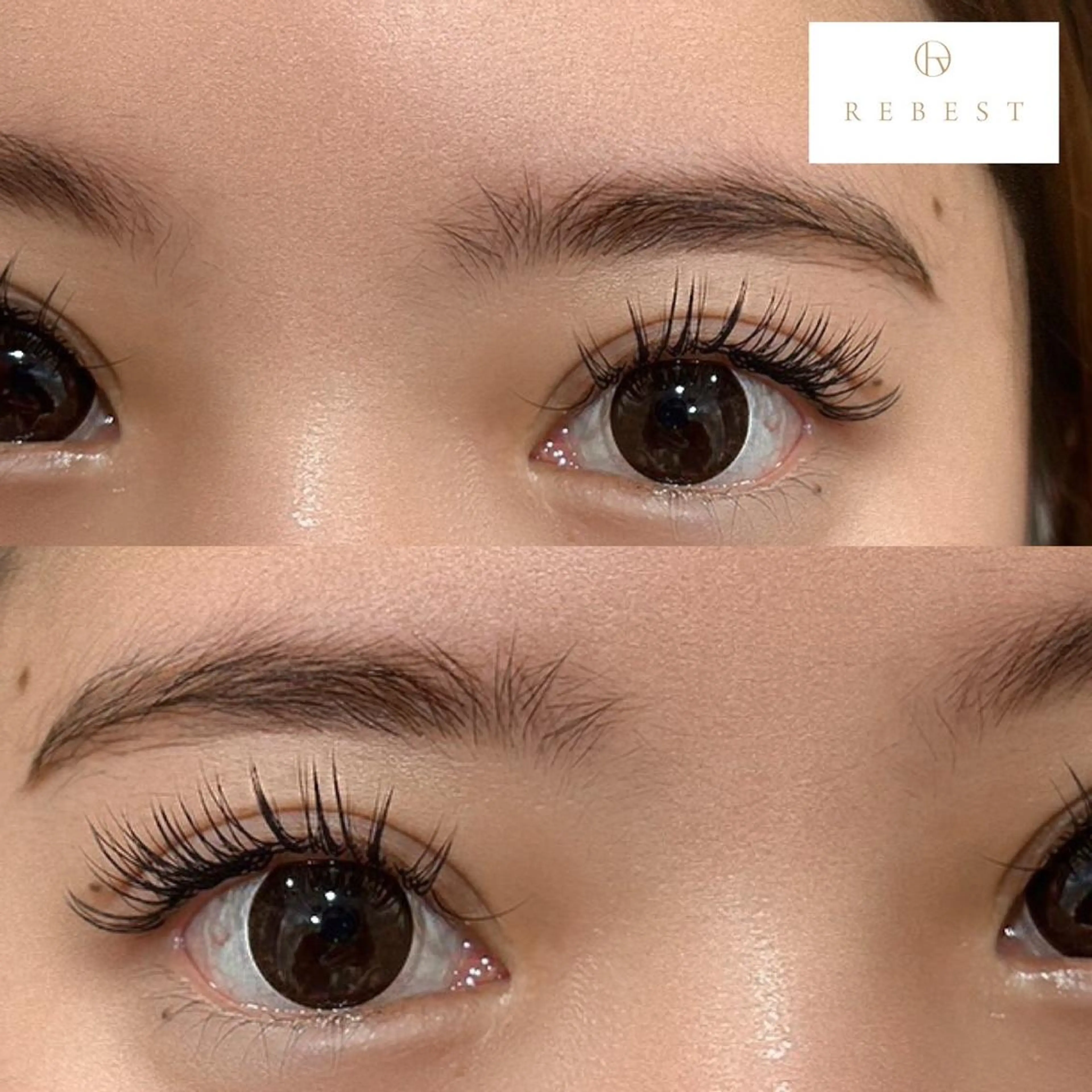 マツエク・マツパ シルク マツエク yuuka REBEST心斎橋のマツエク・マツパデザイン