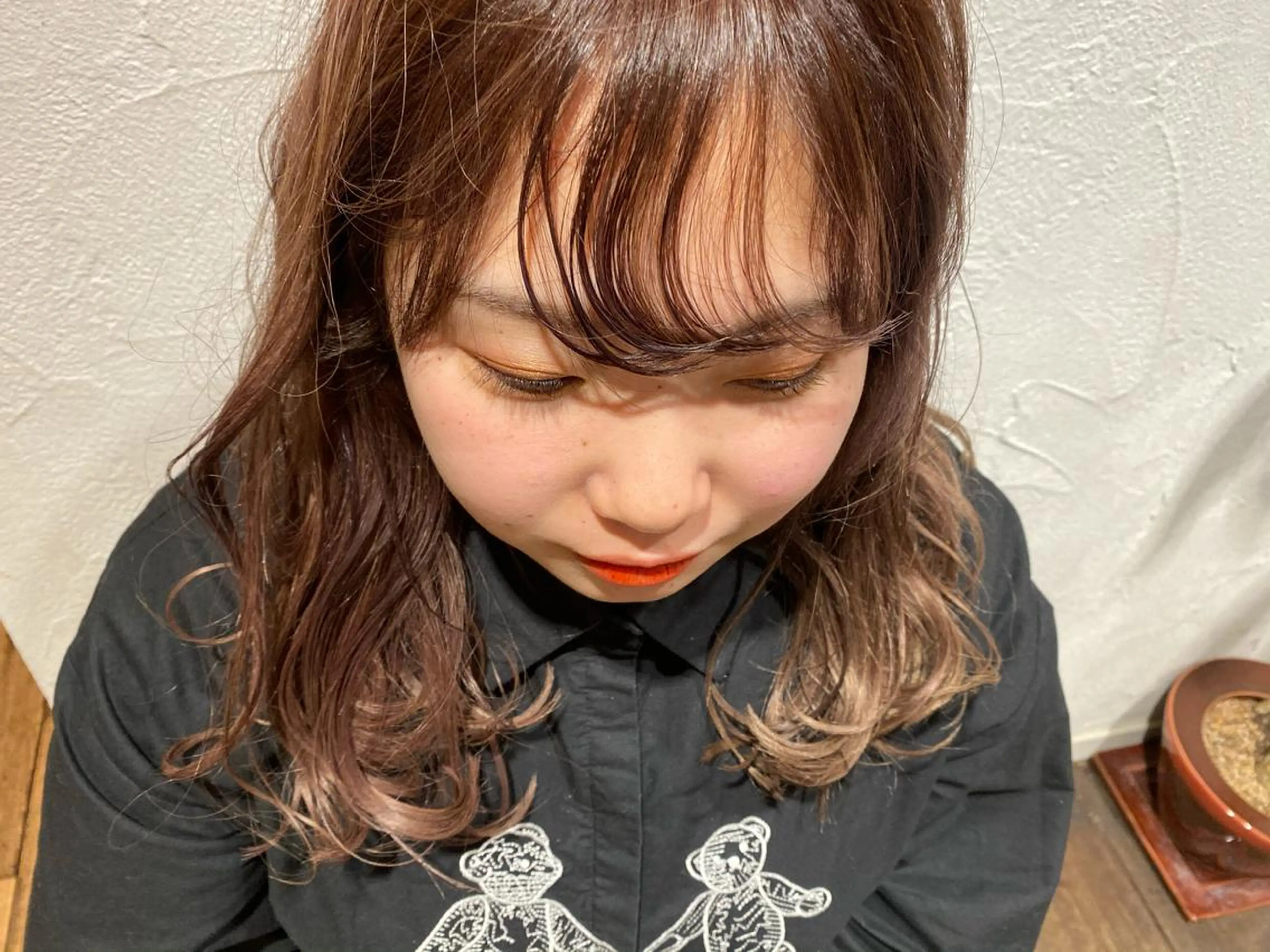 ロング カラー La  SHE's 天王寺店所属・マルヤマ リナのマツエク・マツパデザイン