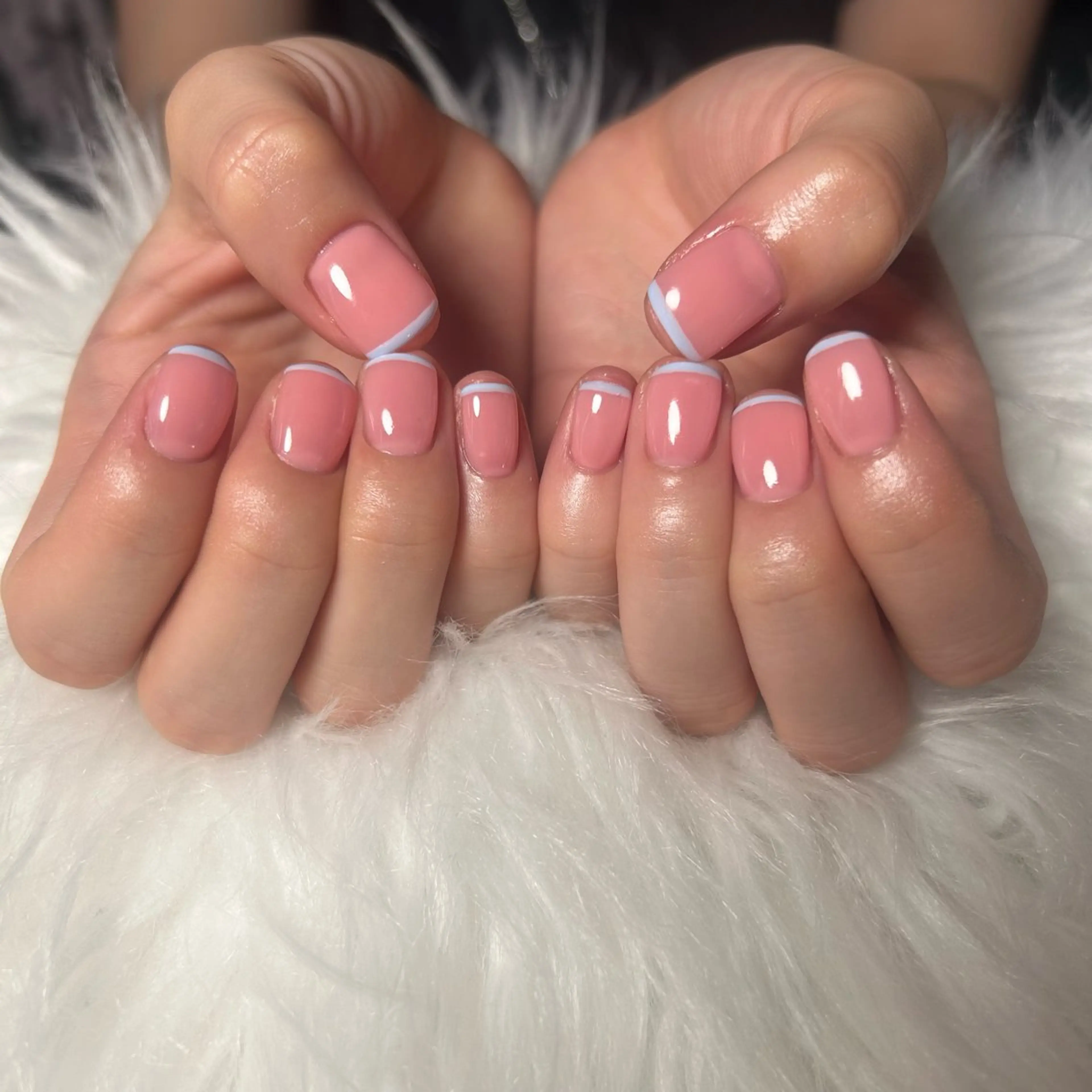 ネイル フレンチネイル ハンドネイル haacnails（ハーシーネイル）所属・haac nailsのネイルデザイン