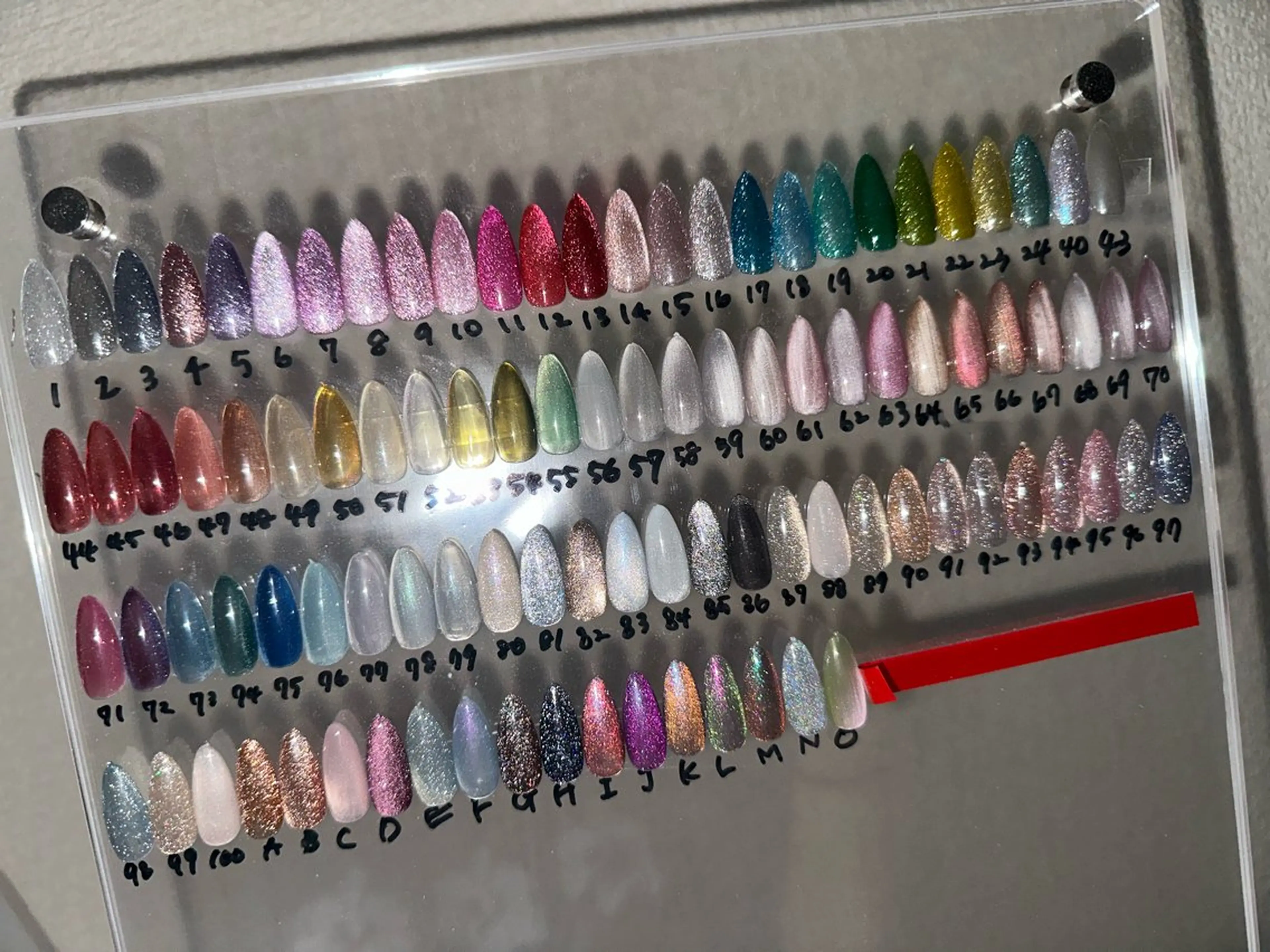 ネイル マグネットネイル ハンドネイル Nail_ SkyBlue_Jのネイルデザイン