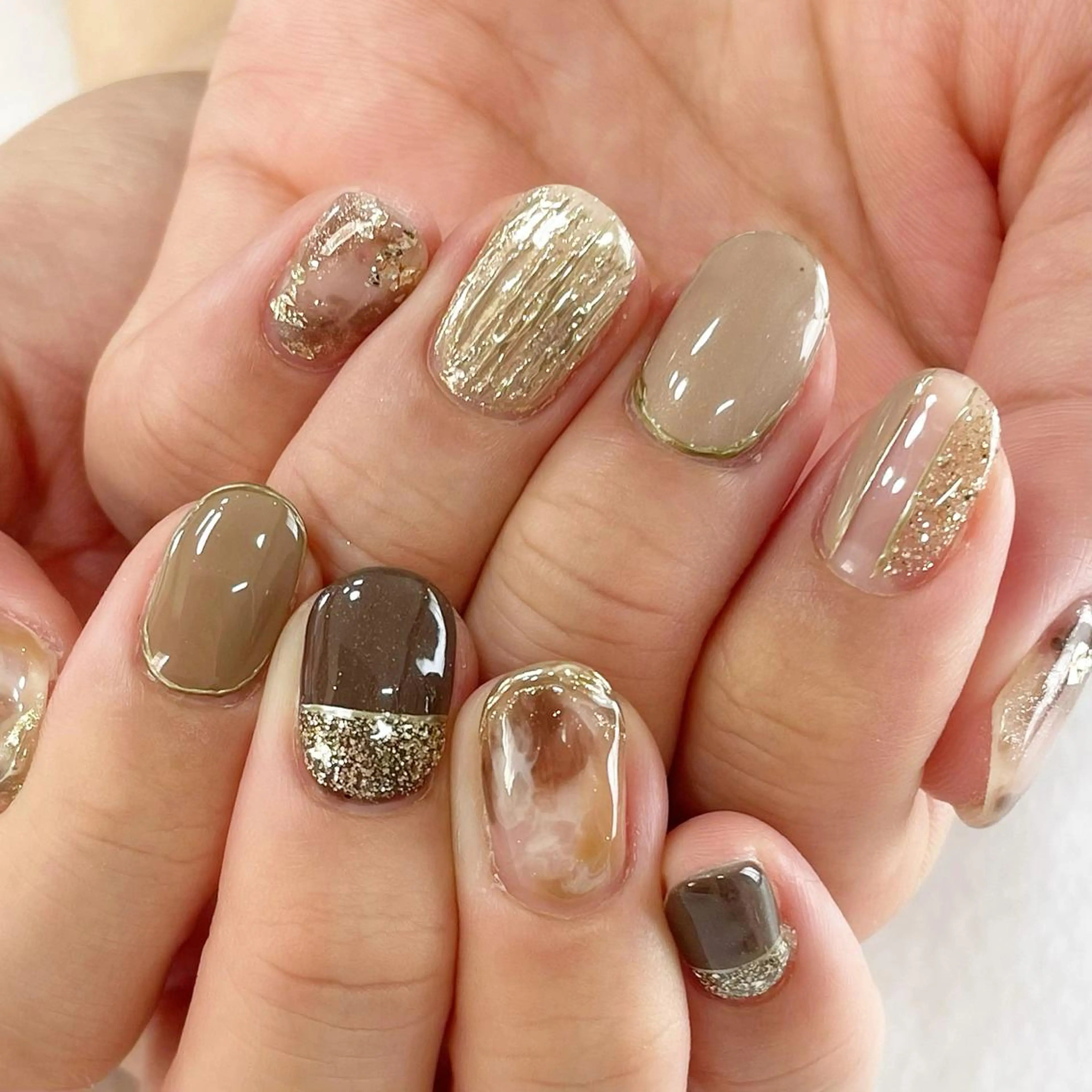 ネイル ジェルネイル 東 千夏のネイルデザイン