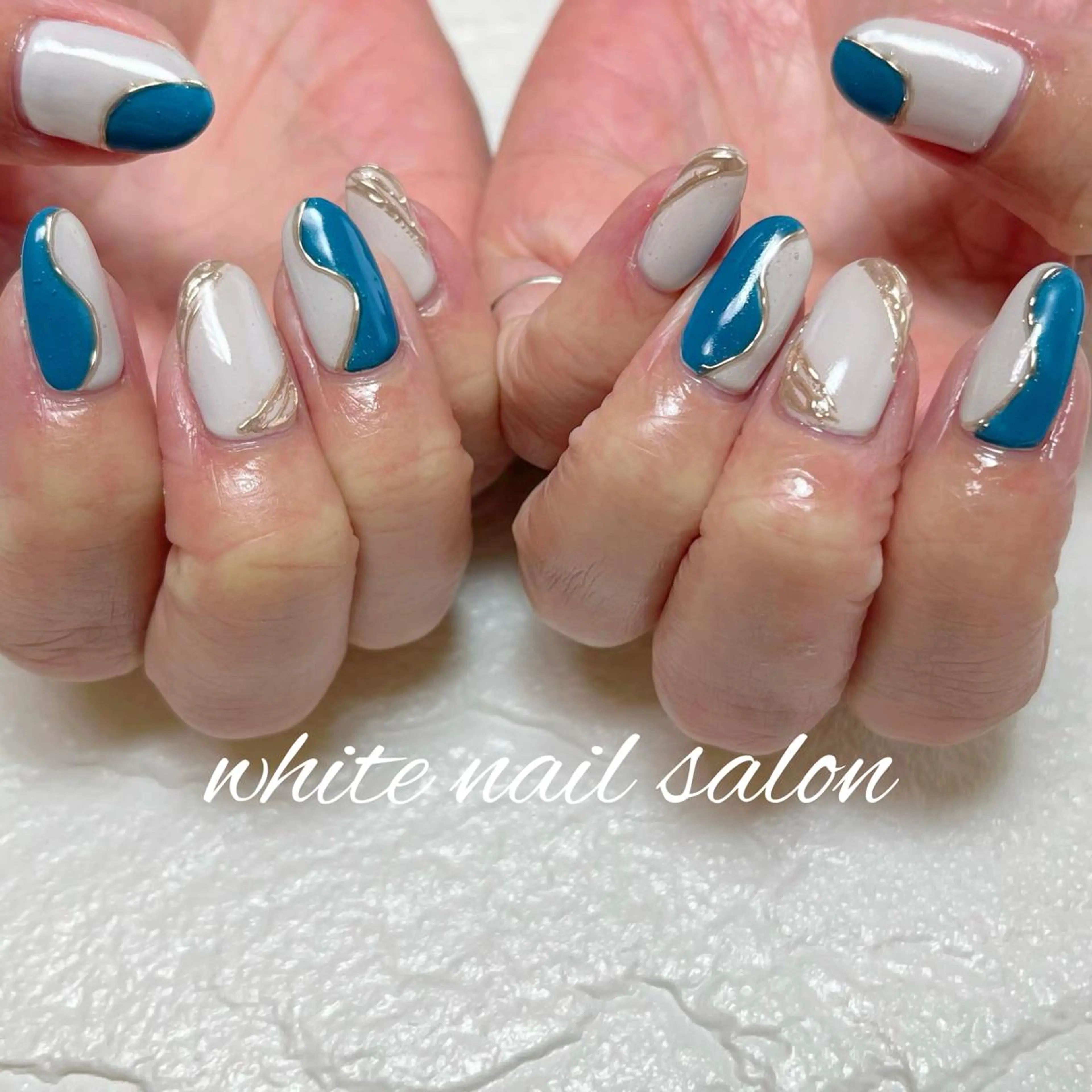 ネイル フットネイル ジェルネイル ハードジェル ラメ(グリッター) 持ち込み ハンドネイル white nail salonのネイルデザイン