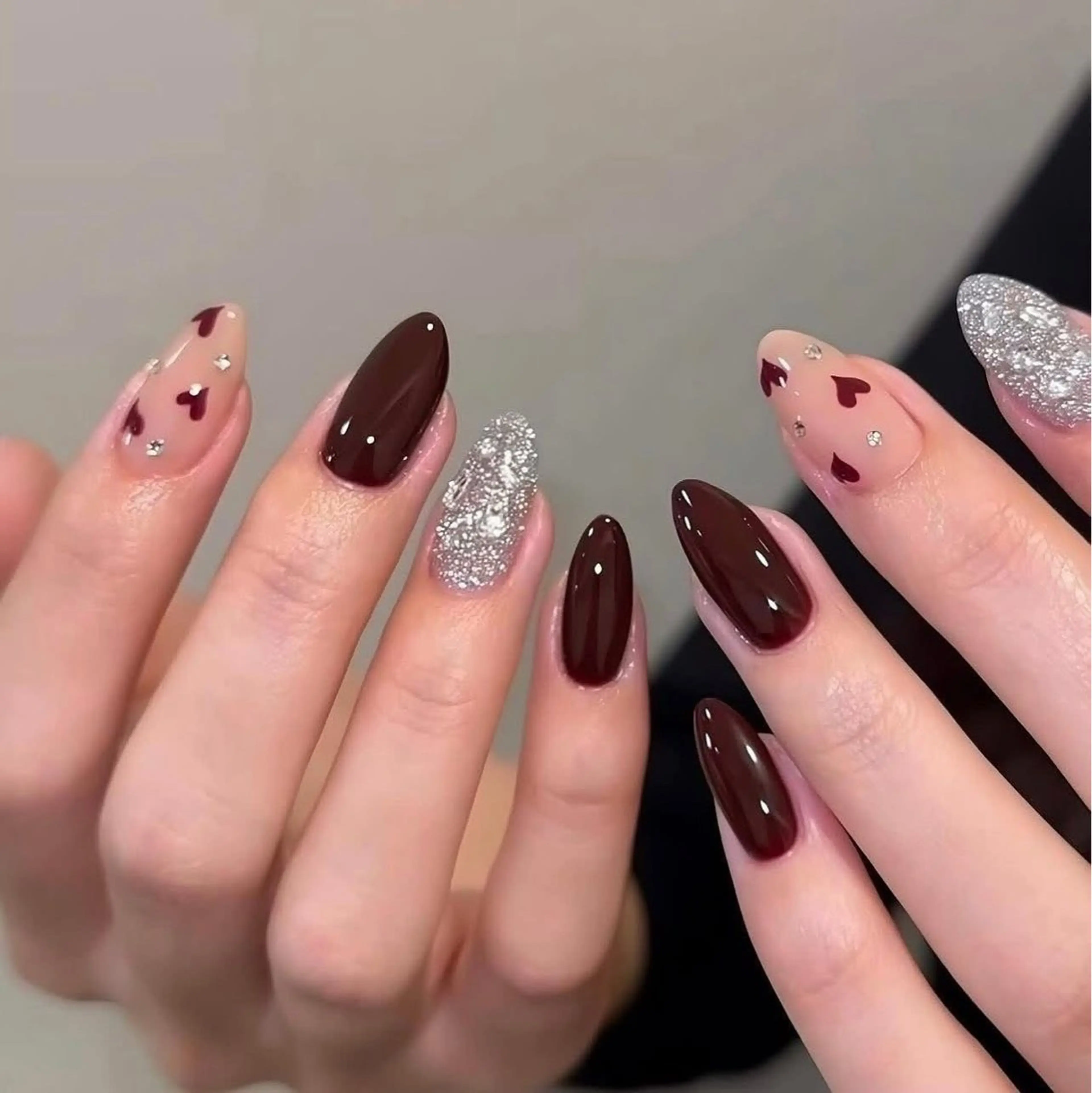 ネイル 長さ出し フットネイル ジェルネイル 韓国ネイル マグネットネイル ハンドネイル YMT.NailStudio所属・Pink NailStudioのネイルデザイン