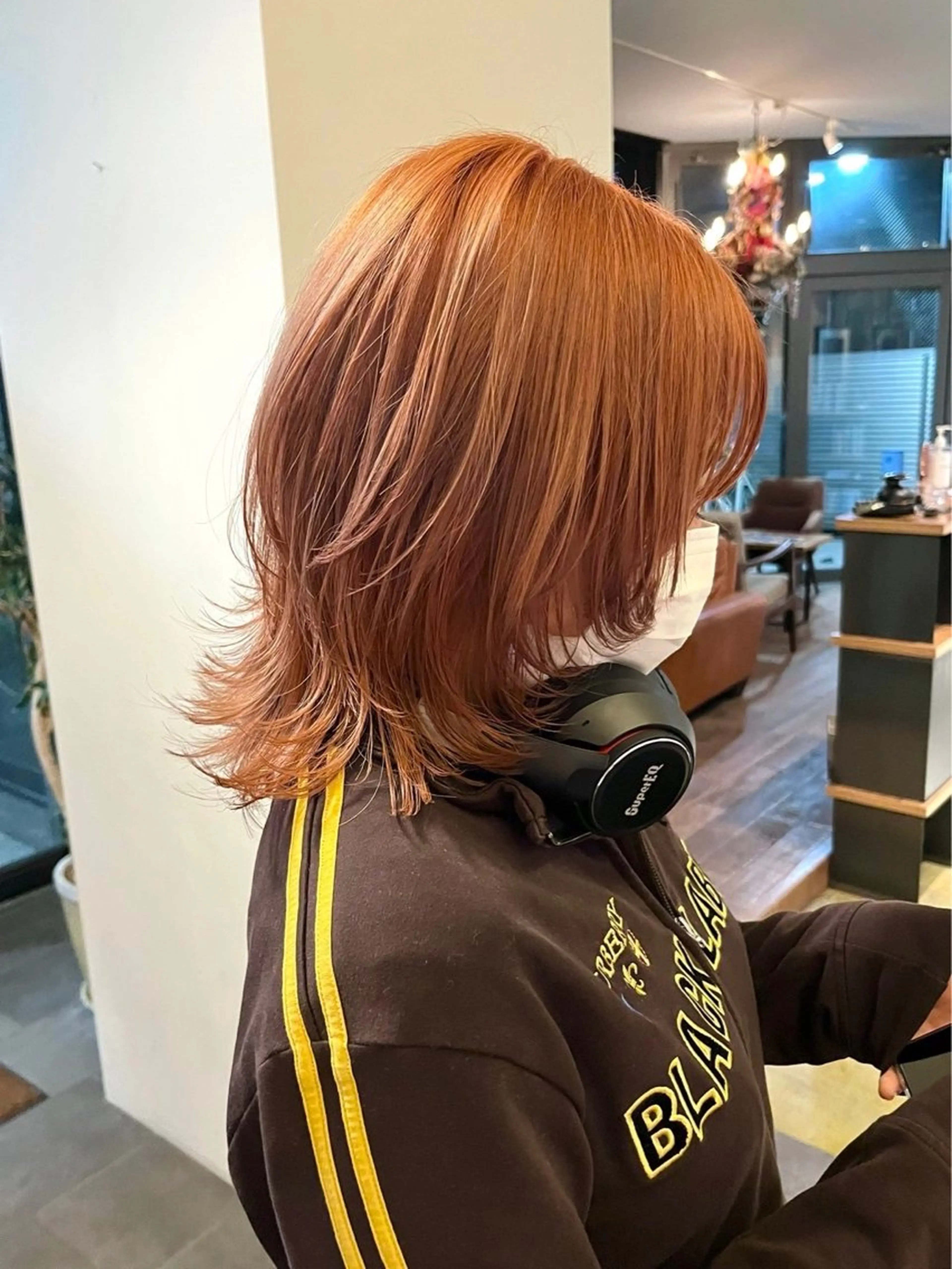 カラー ブラウンカラー オレンジ オレンジブラウン ヘアカラー Riko/ カットモデル募集中のヘアスタイル