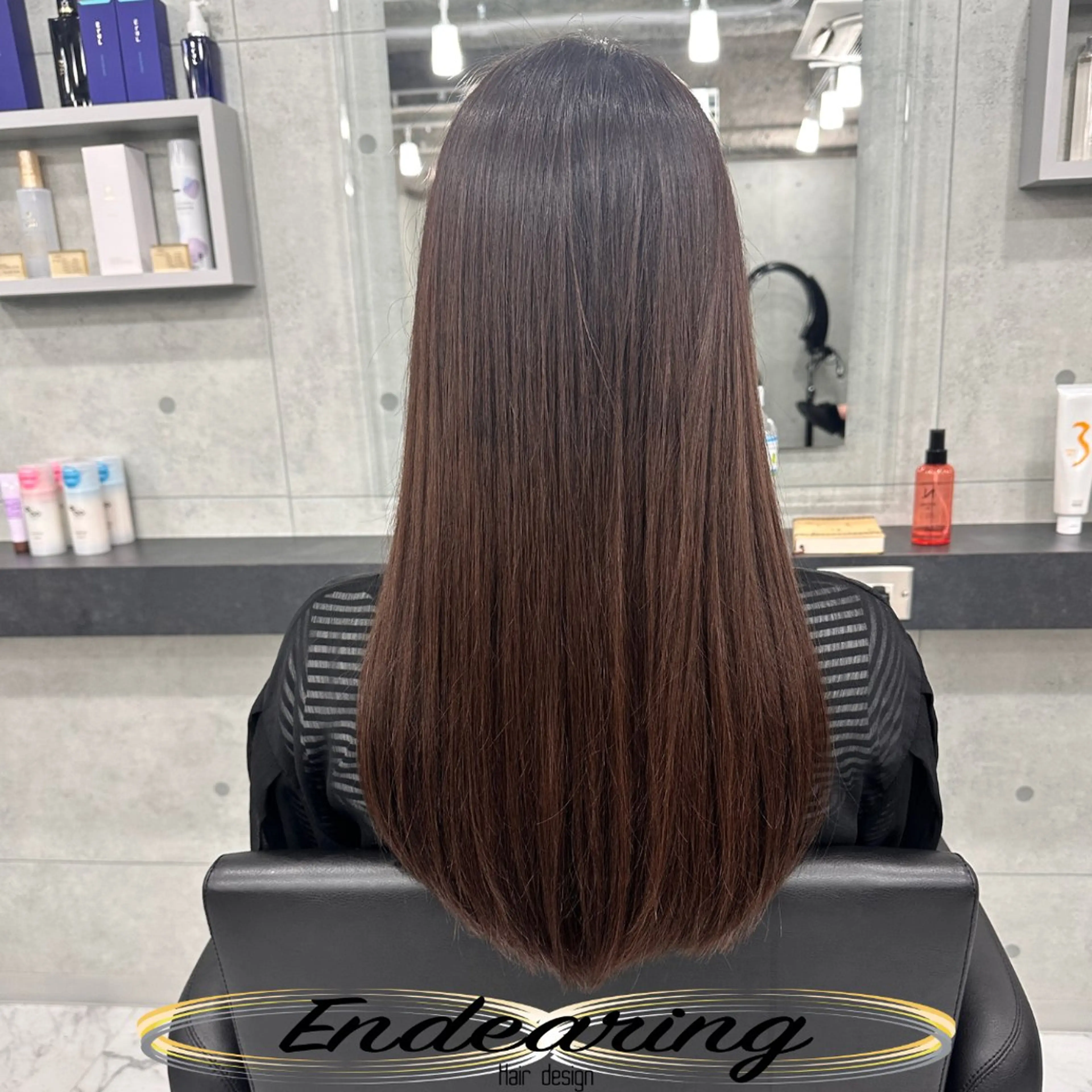 ロング レイヤーカット ロング ローレイヤー カット ヘアカラー Endearing 銀座/レイヤーカットのヘアスタイル