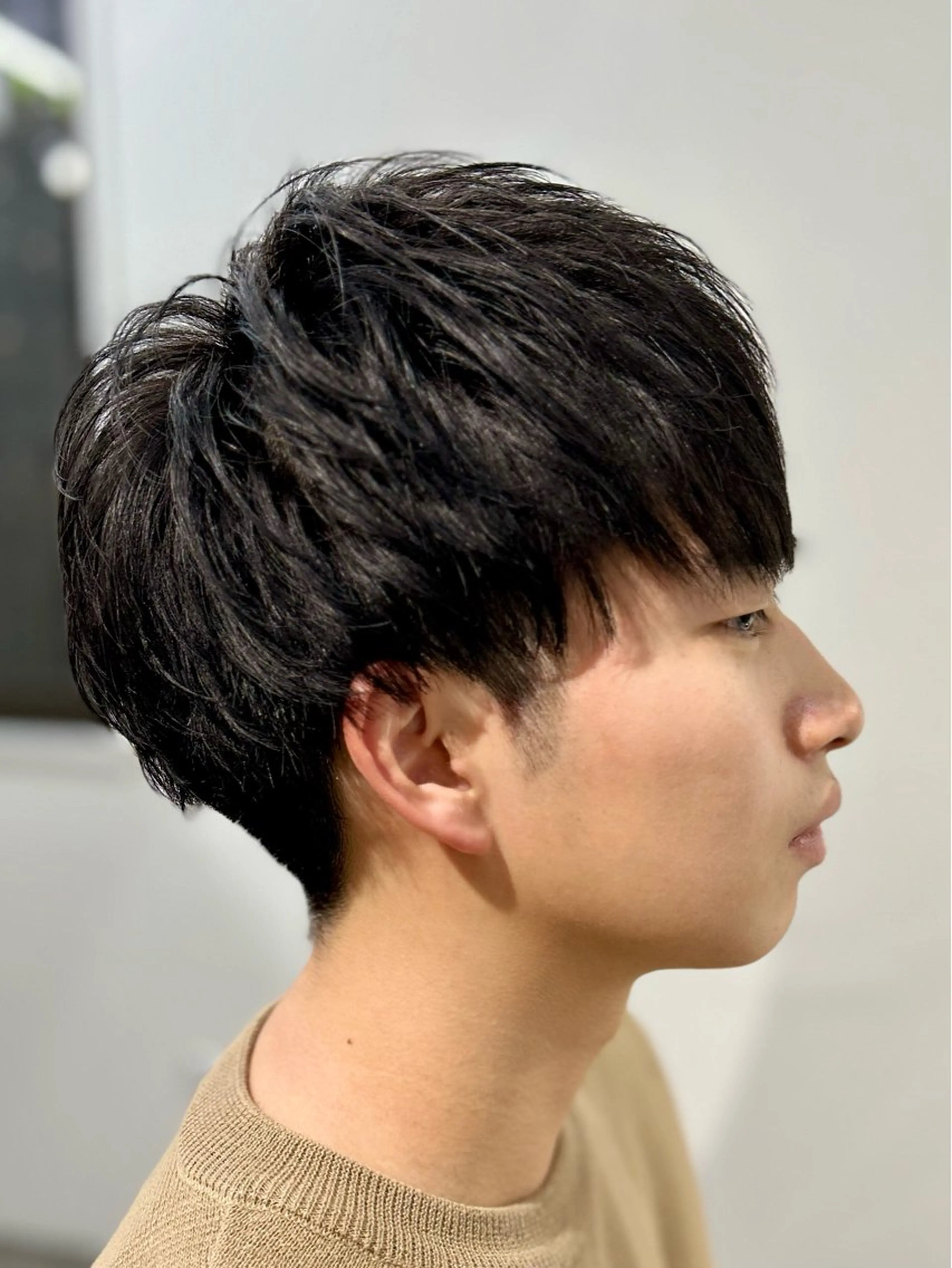 ショート メンズ マッシュ メンズパーマ メンズショート ショートヘア ワックス脱毛 CHELSEA  梅田所属・OKADA/メンズ /カット/眉/縮毛のヘアスタイル