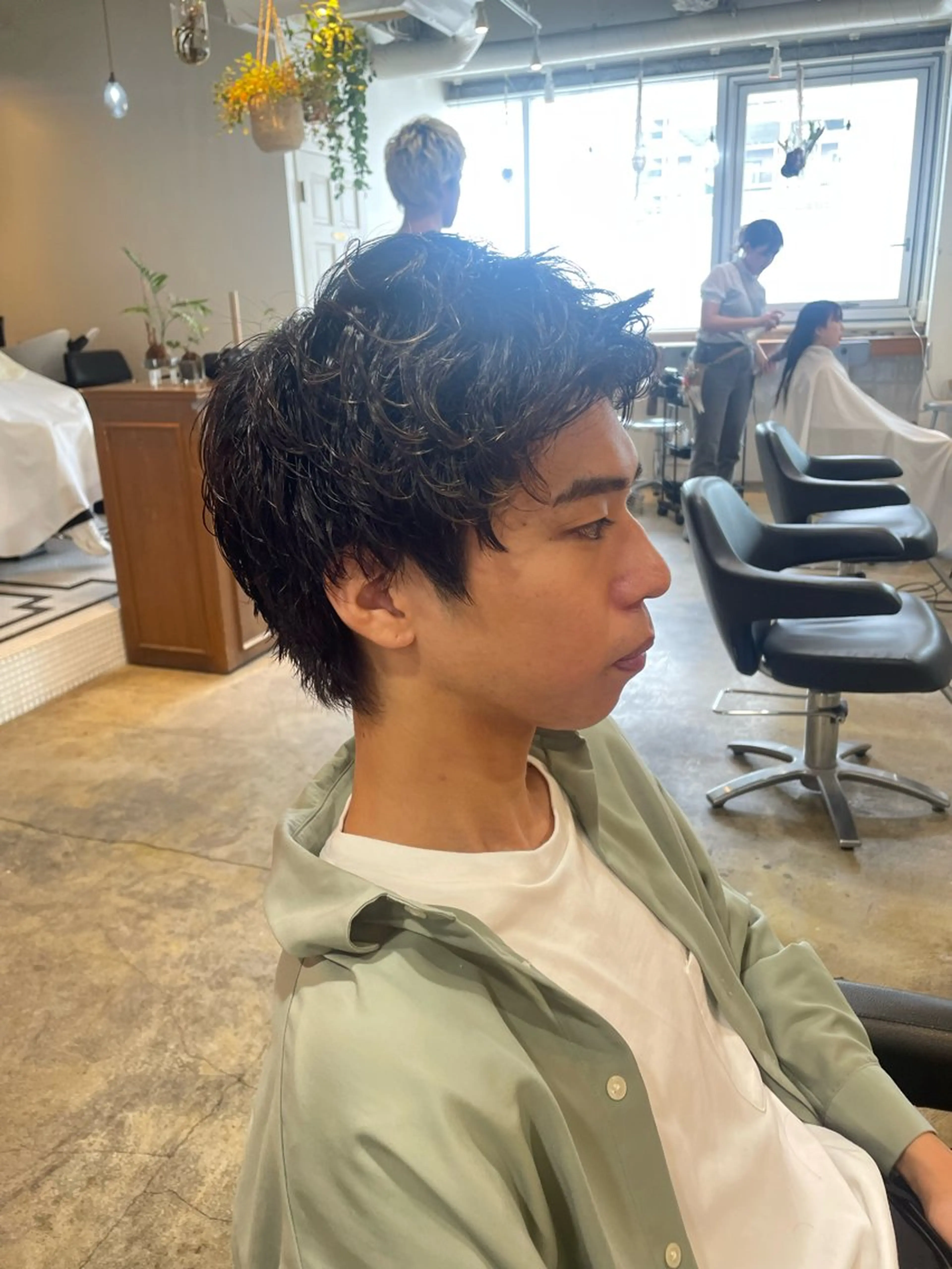 ショート パーマ メンズ メンズパーマ スパイキーショート ショートヘア RIN／韓国ヘア レイヤーカットのヘアスタイル