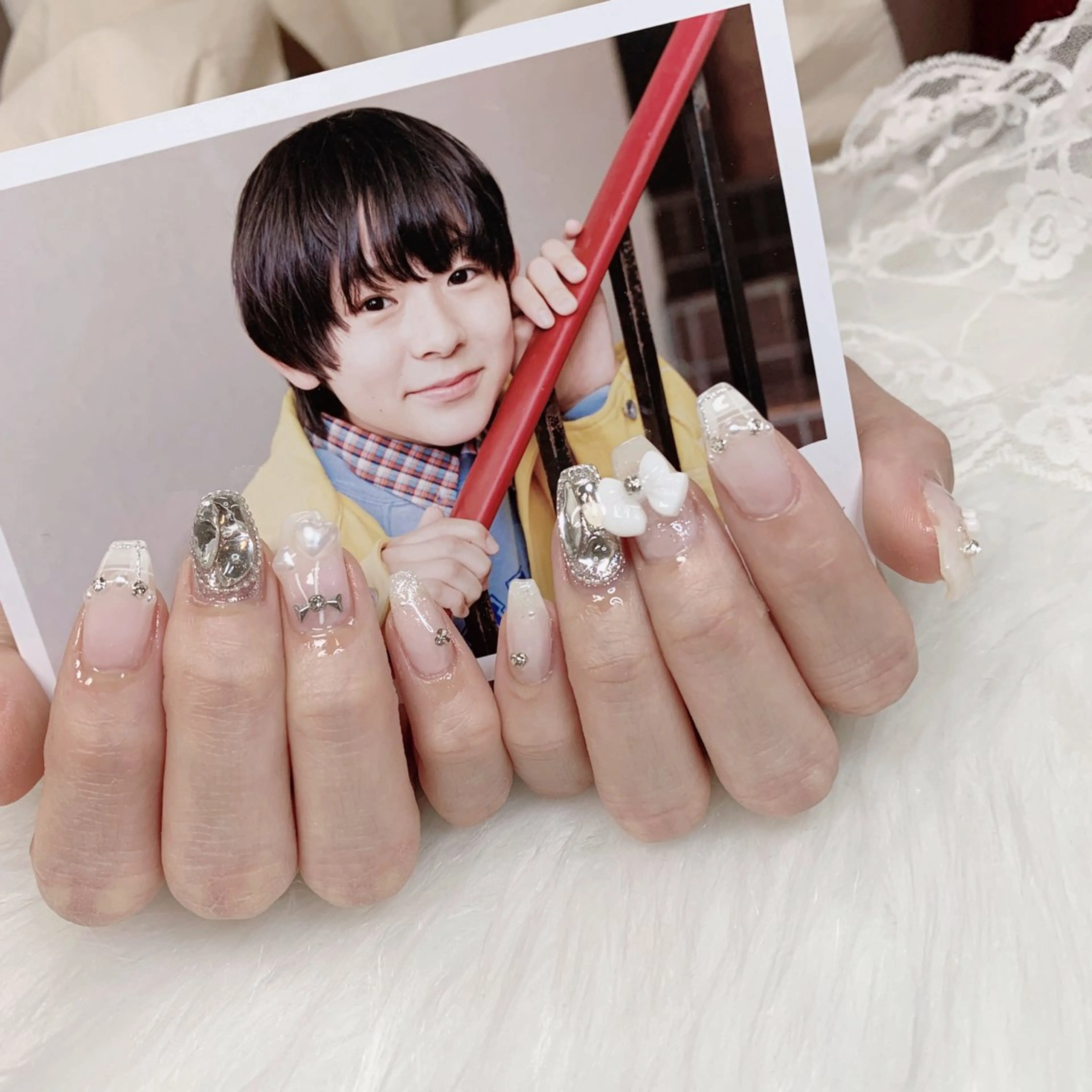 ネイル ハンドネイル La neige* yuki 🥯🍑のネイルデザイン