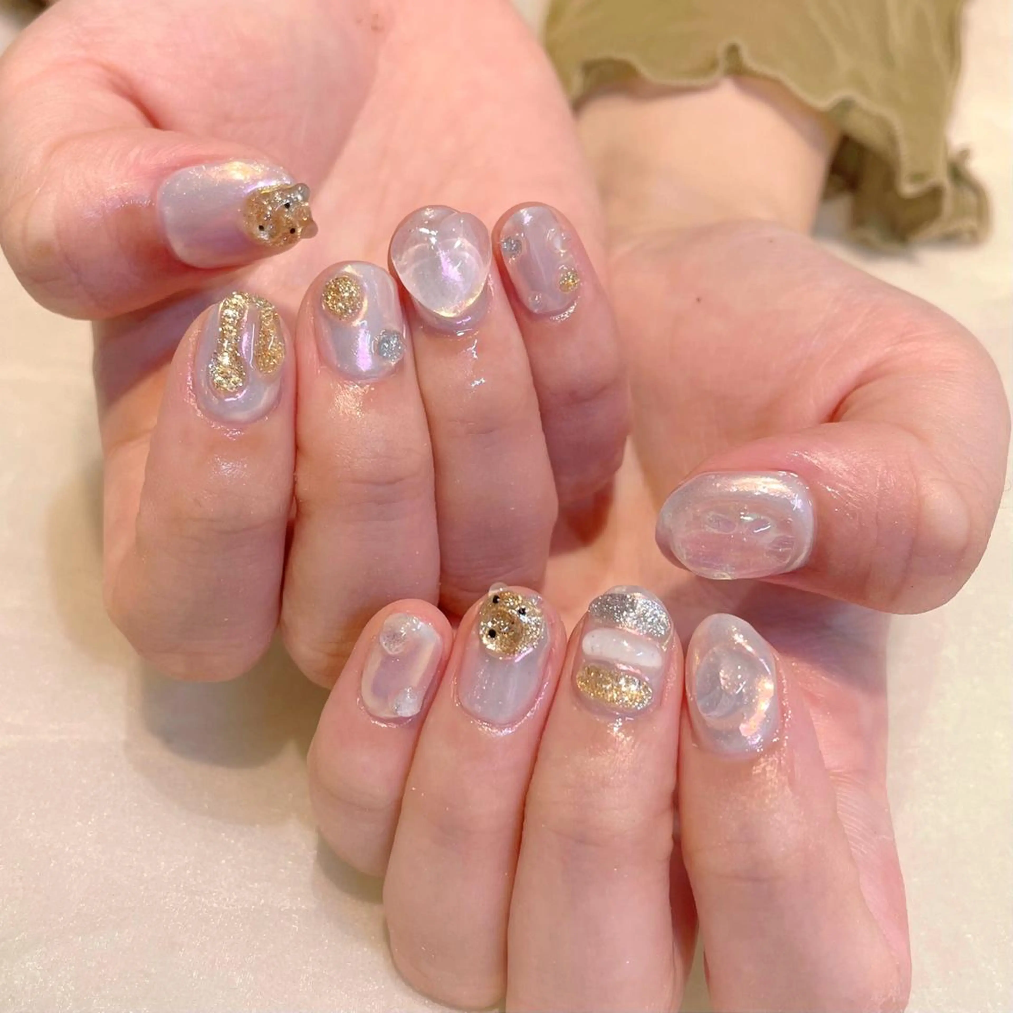 ネイル ハンドネイル 新井 ひなののネイルデザイン