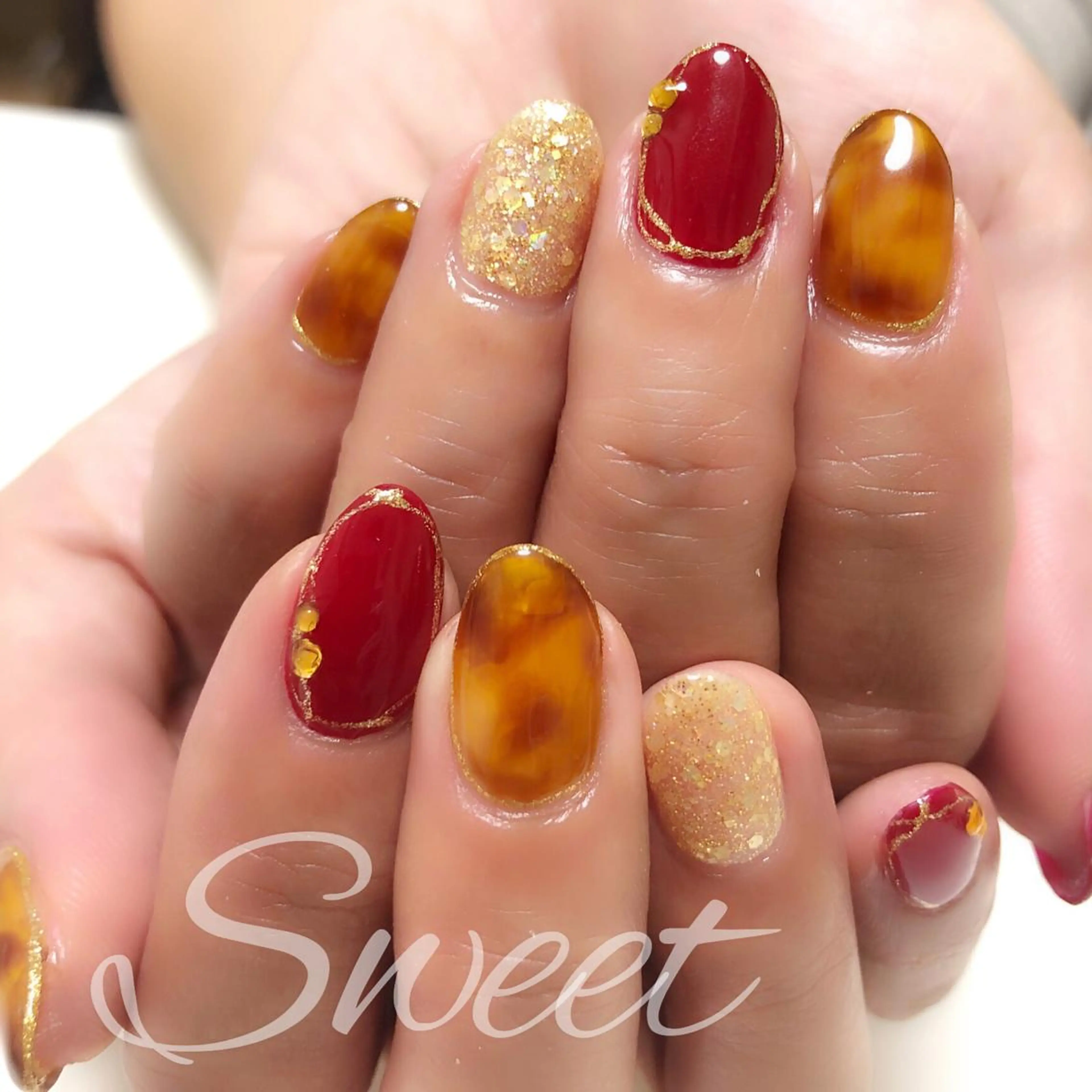 ネイル sweet 仲野陽子のネイルデザイン