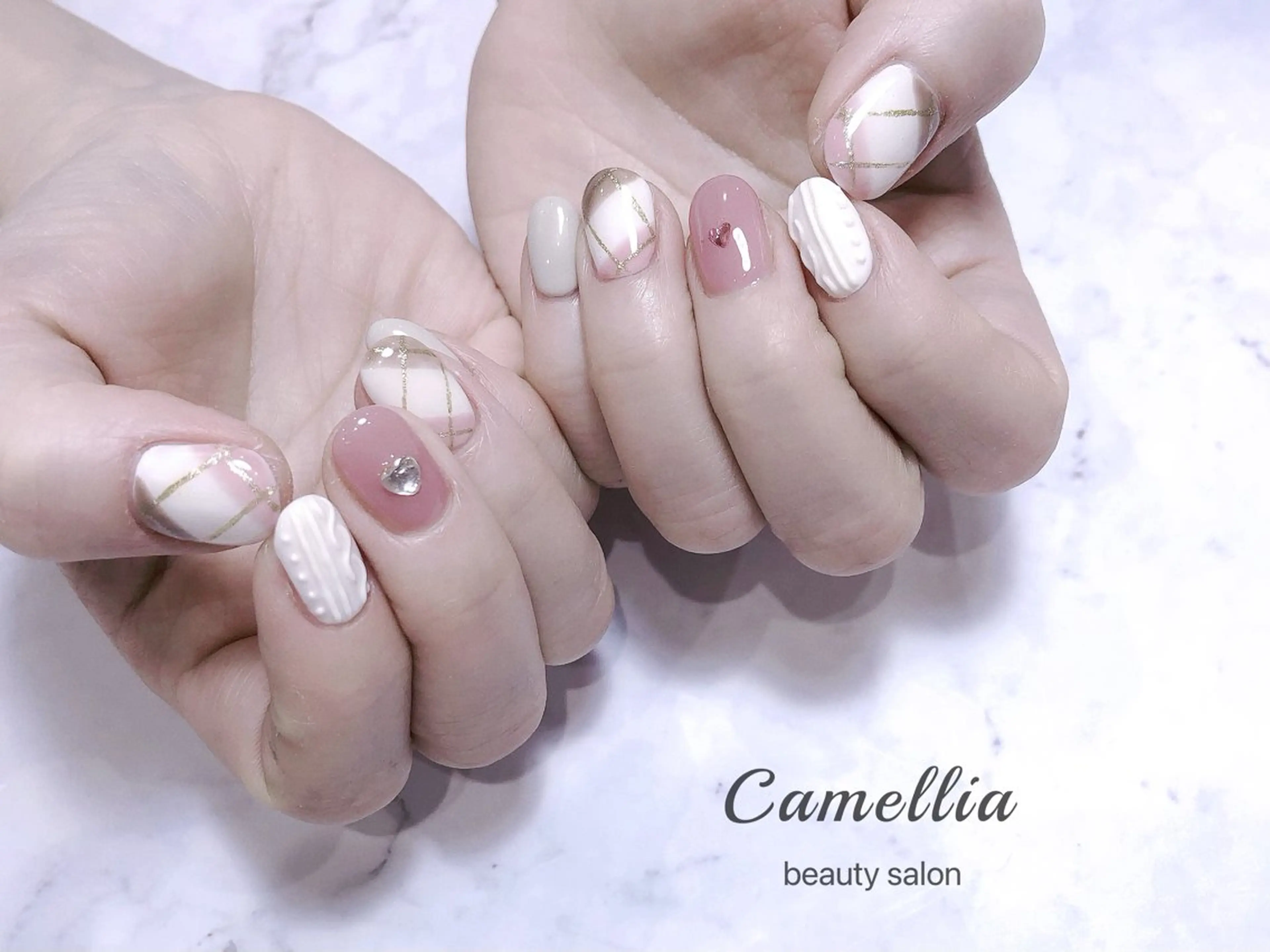 ネイル ハンドネイル ハンドケア Camellia nail salonのネイルデザイン