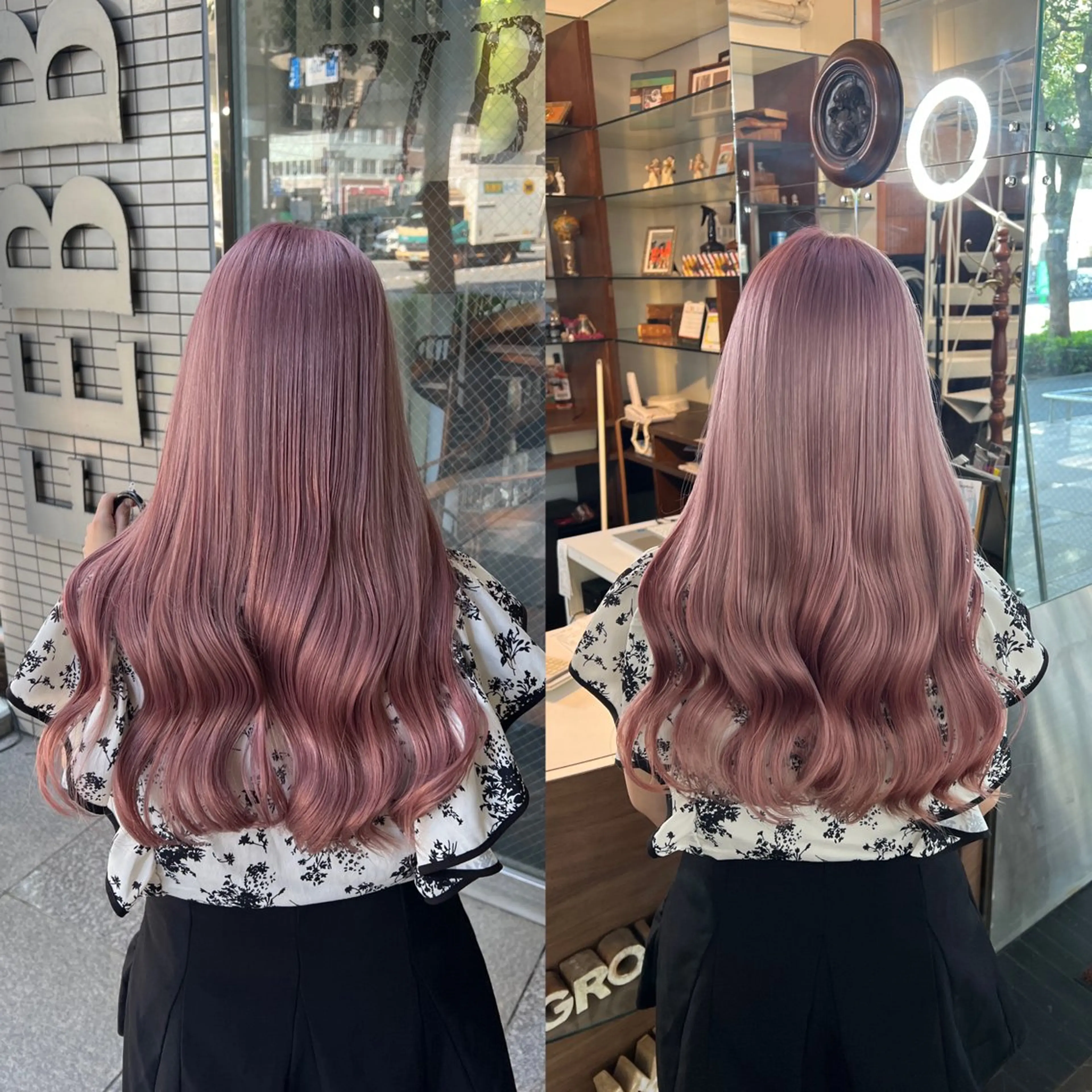 ロング カラー ヘアカラー トリートメント レイヤー/ボブ/ ミニボブ/AOIのヘアスタイル