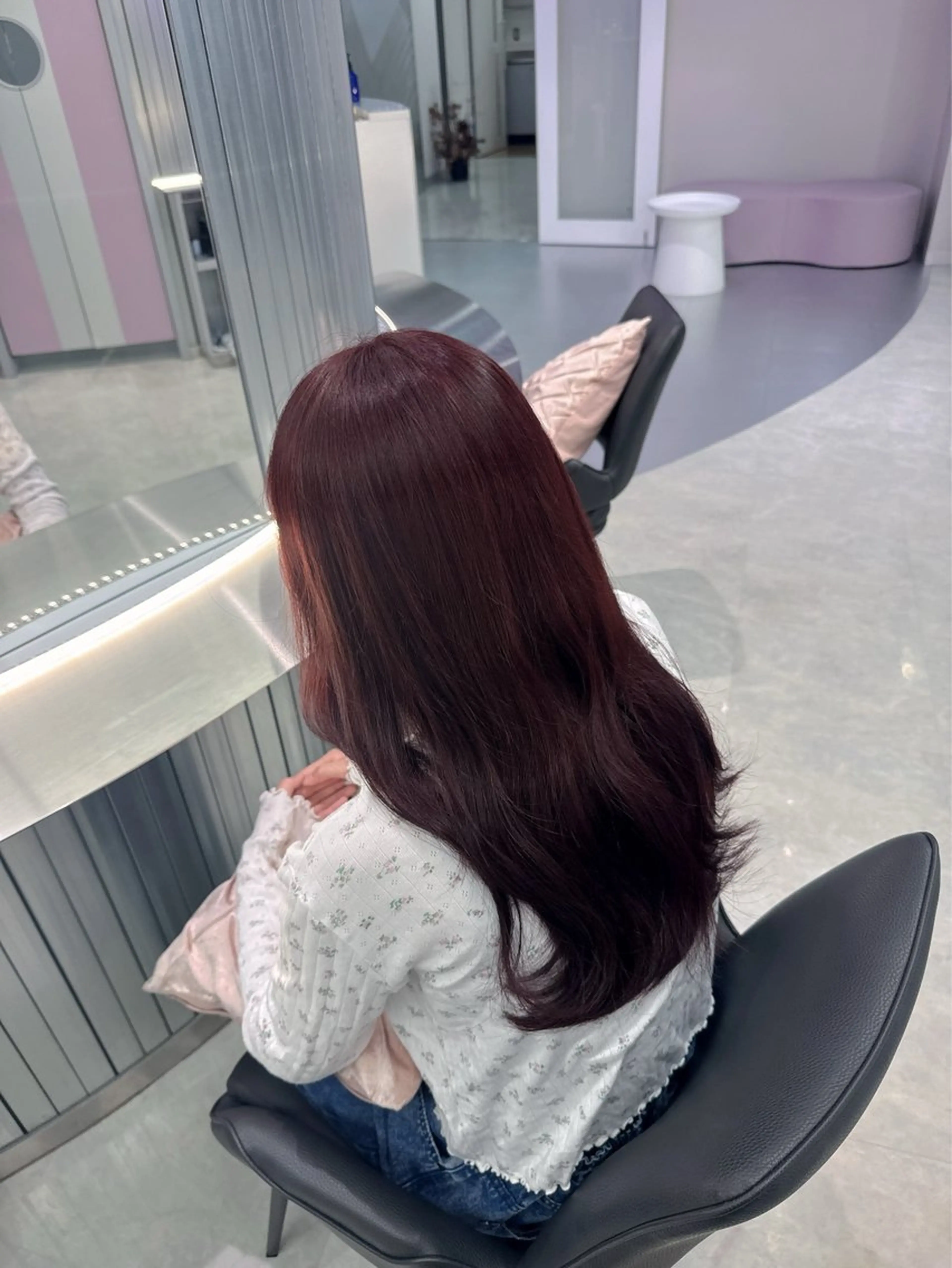 ロング カラー ozaki renaのヘアスタイル