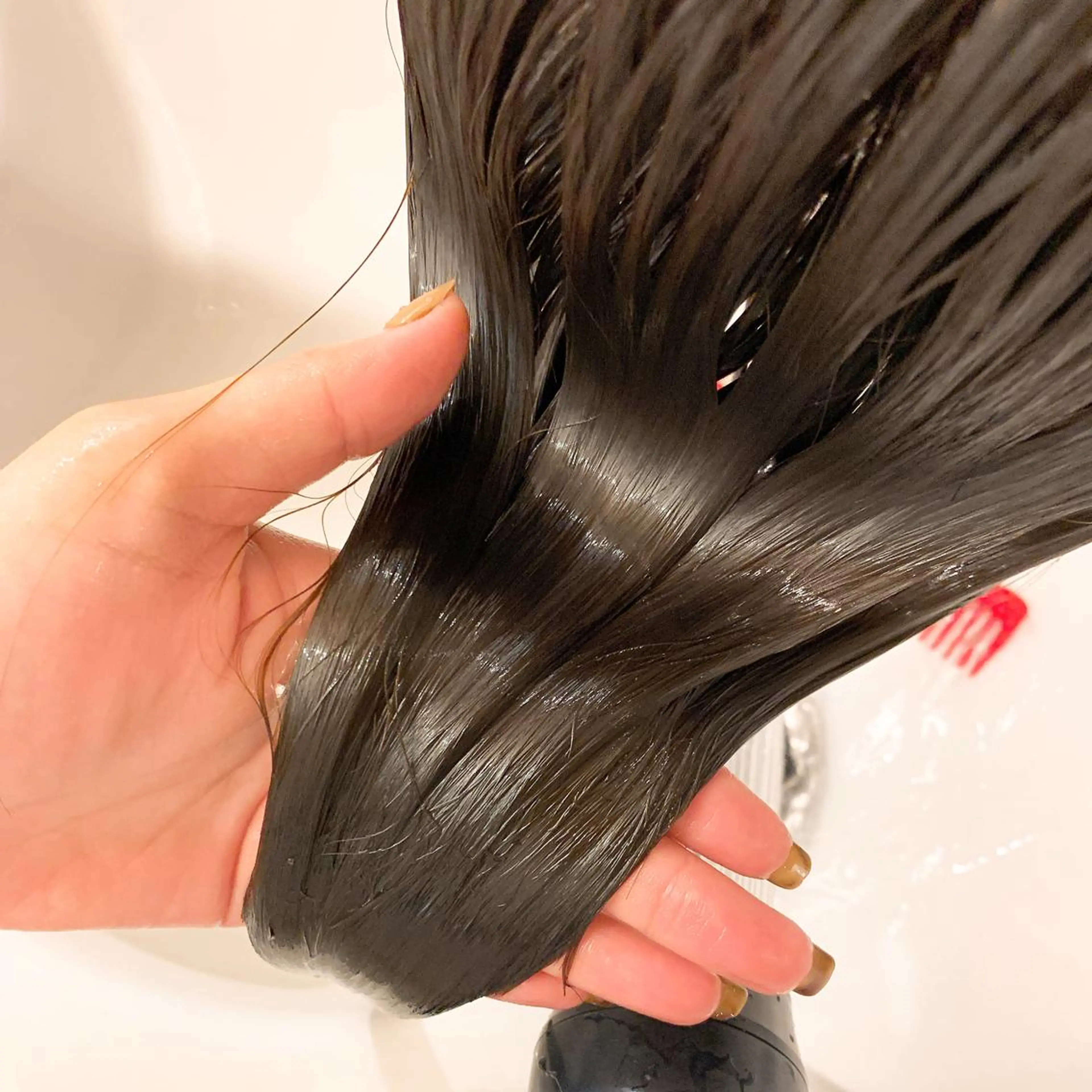 セミロング カラー パーマ ヘアアレンジ 韓国ヘア/髪質改善 /Harunaのヘアスタイル