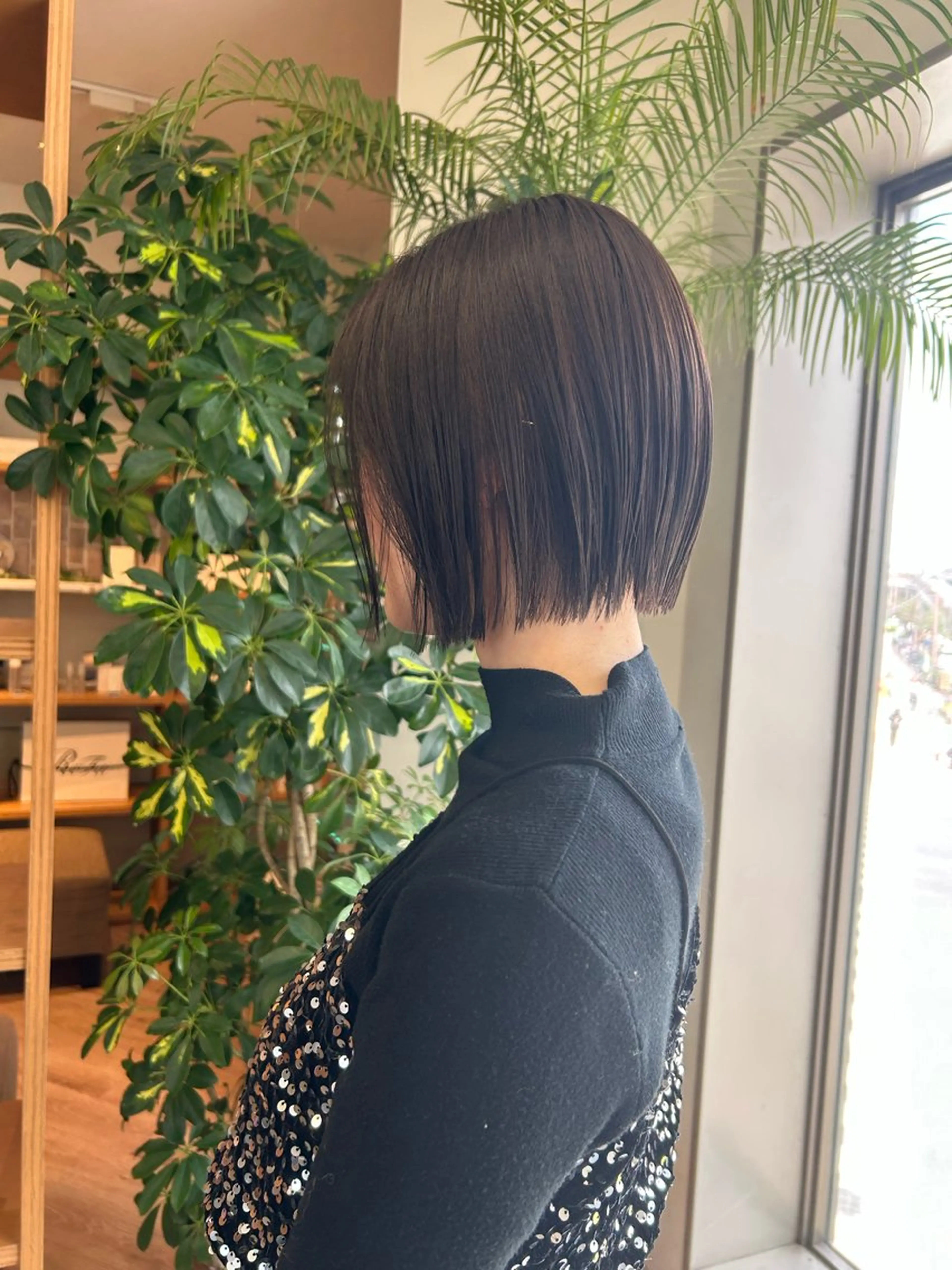 ショート ボブ カット ヘアカラー レイヤーカット/ ケンショウのヘアスタイル