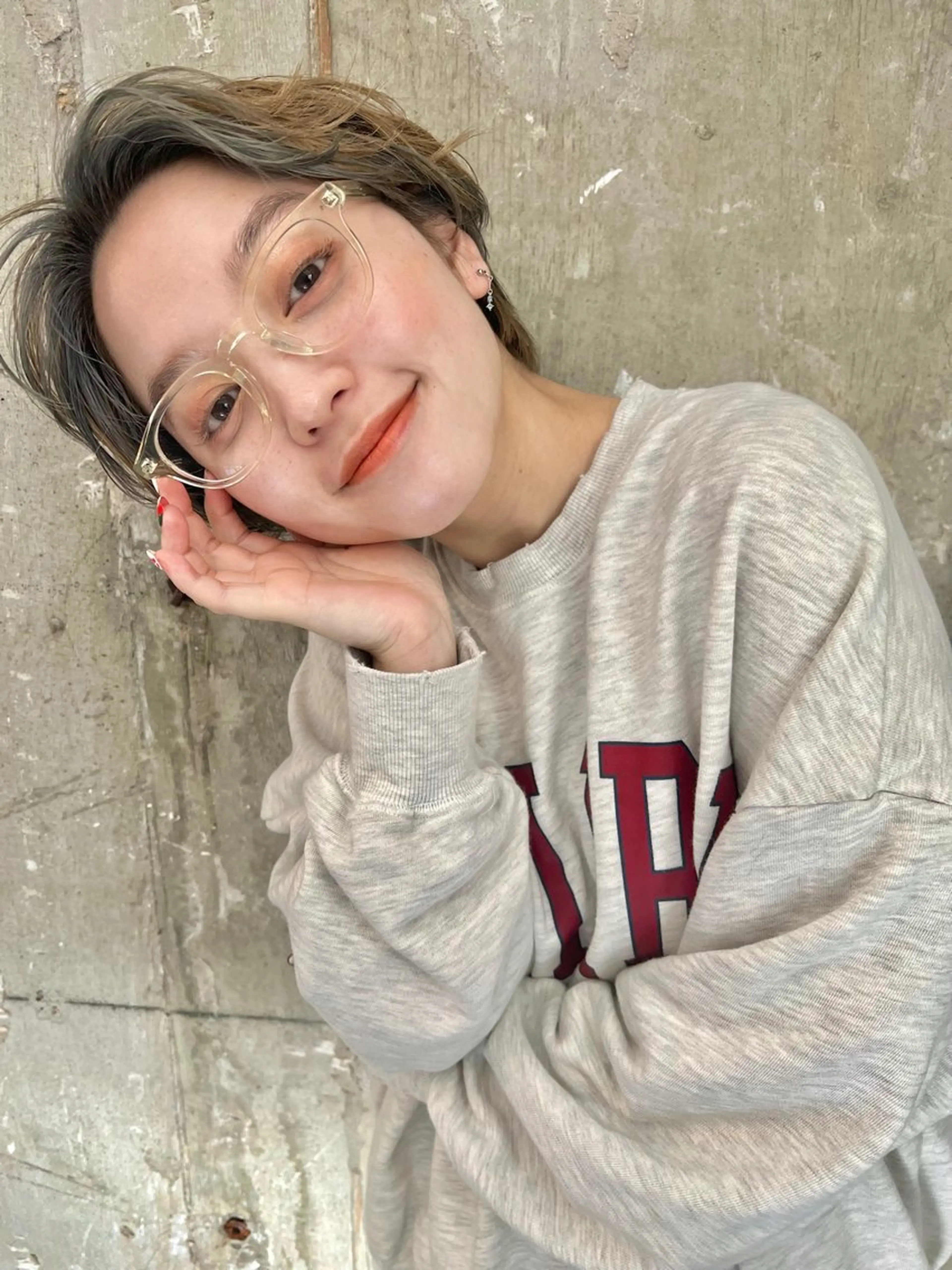 ショート カラー 暖色カラー/ブリーチ /かしむらゆうかのヘアスタイル