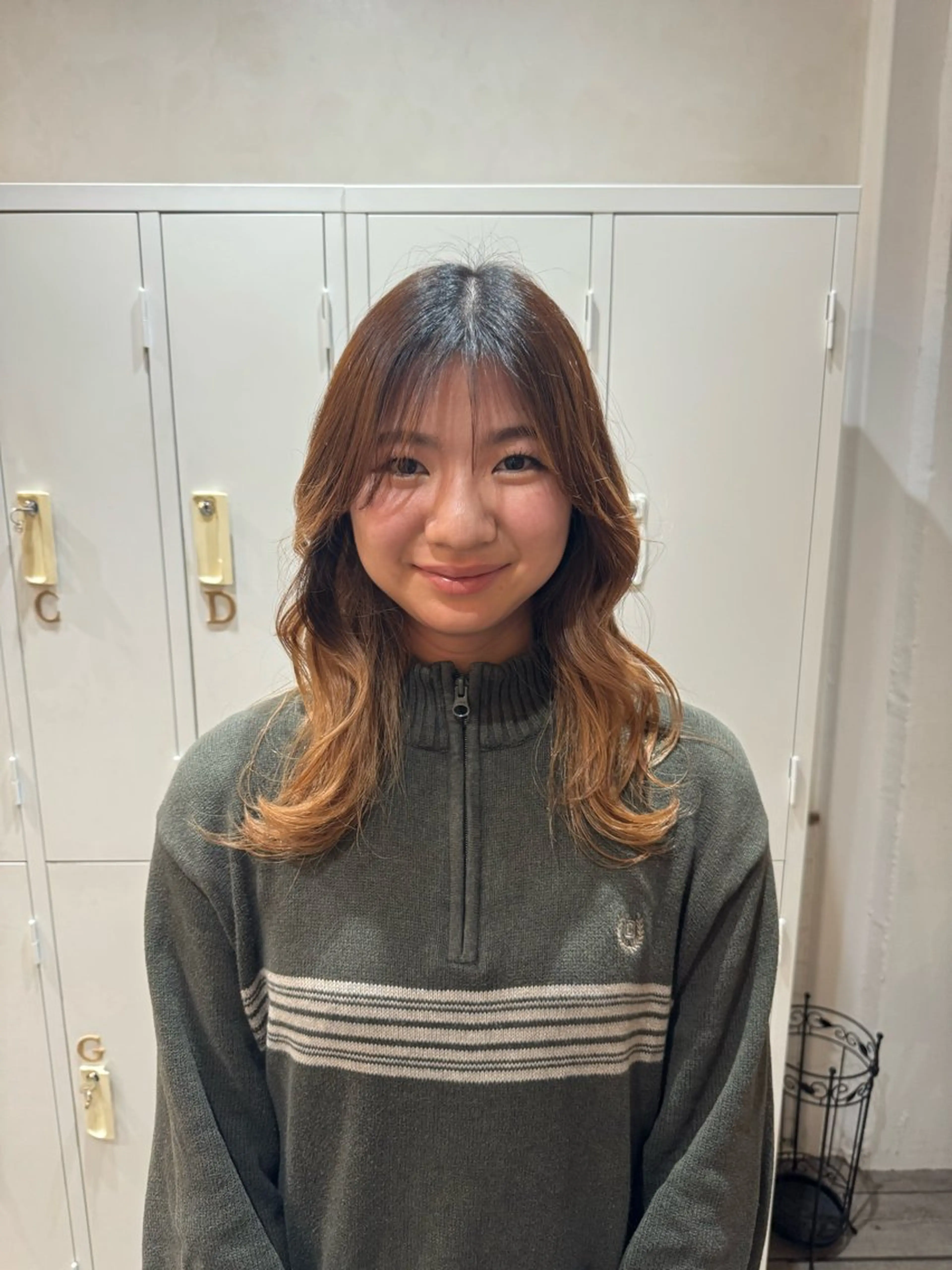 セミロング ROMEO京橋 タナカユアンのヘアスタイル