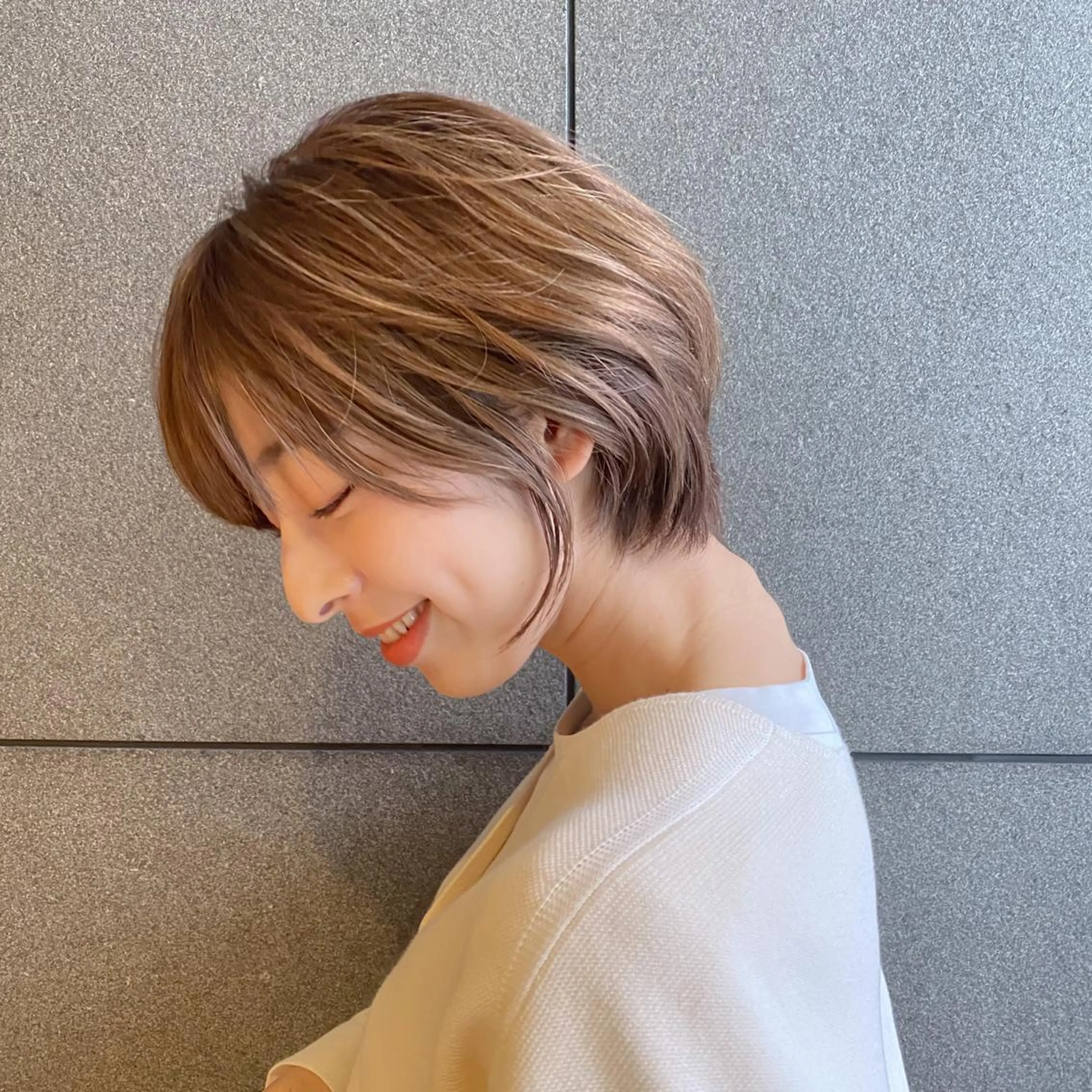 ショート カラー パーマ ヘアアレンジ メンズ キッズ ネイル マツエク・マツパ ANSENS  by  Mode K's所属・顔周りレイヤー ☺︎shunのヘアスタイル