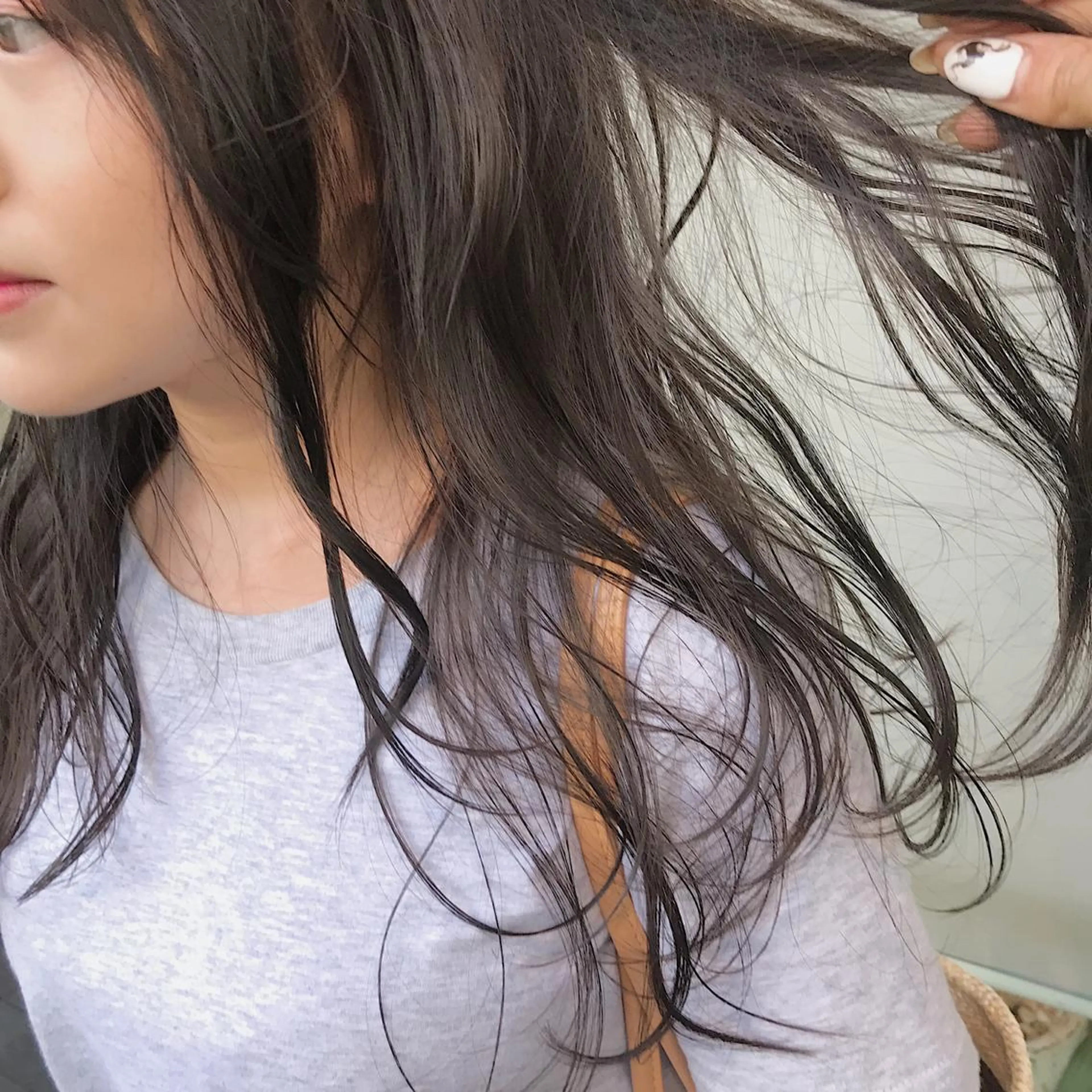 ロング カラー ヘアアレンジ マツエク・マツパ ブラウンカラー カラーマツエク カット ヘアカラー トリートメント Kawaguchi Arisaのヘアスタイル