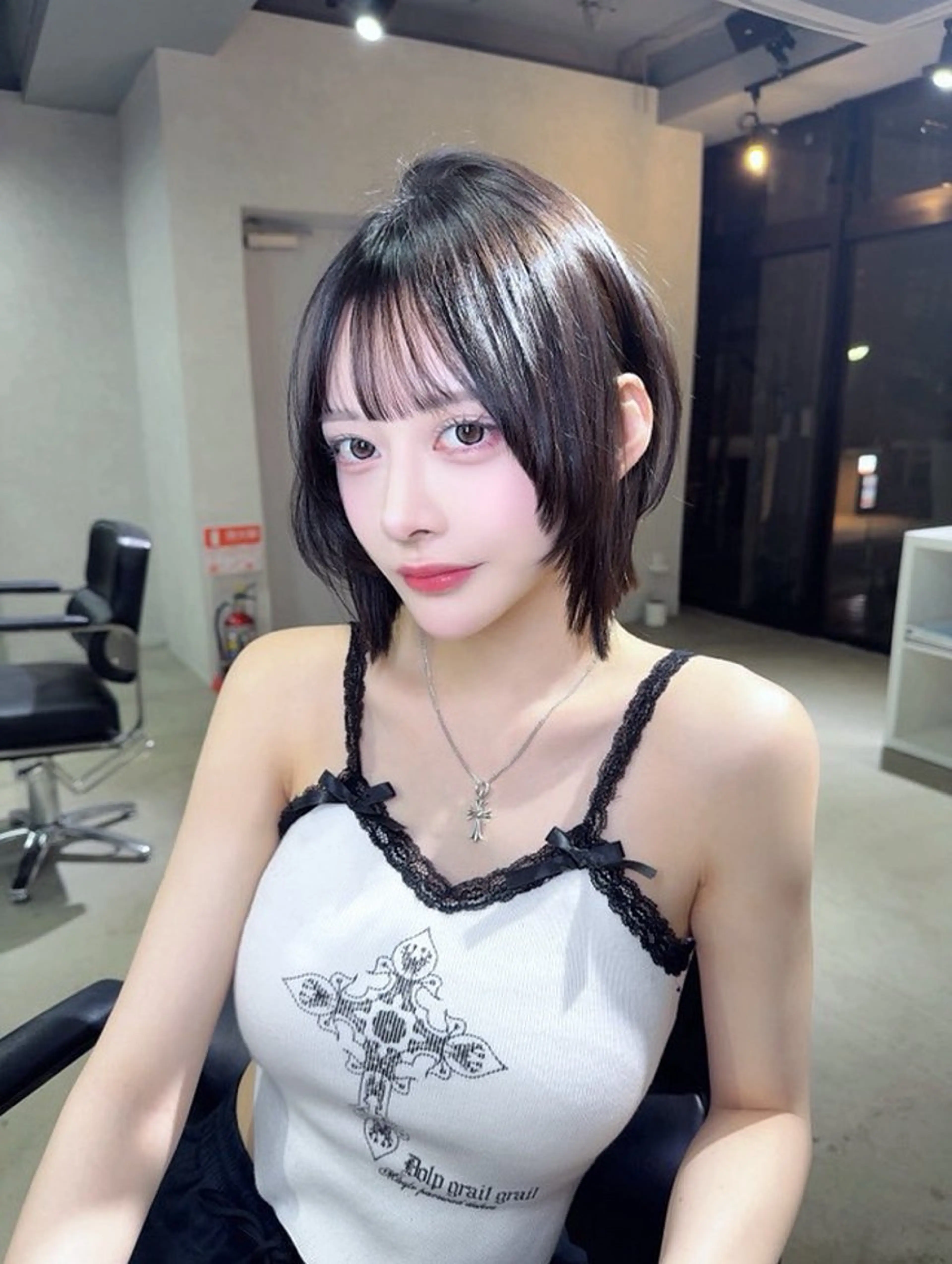 ミディアム ワンホンヘア ケラチン/Kaitoのヘアスタイル