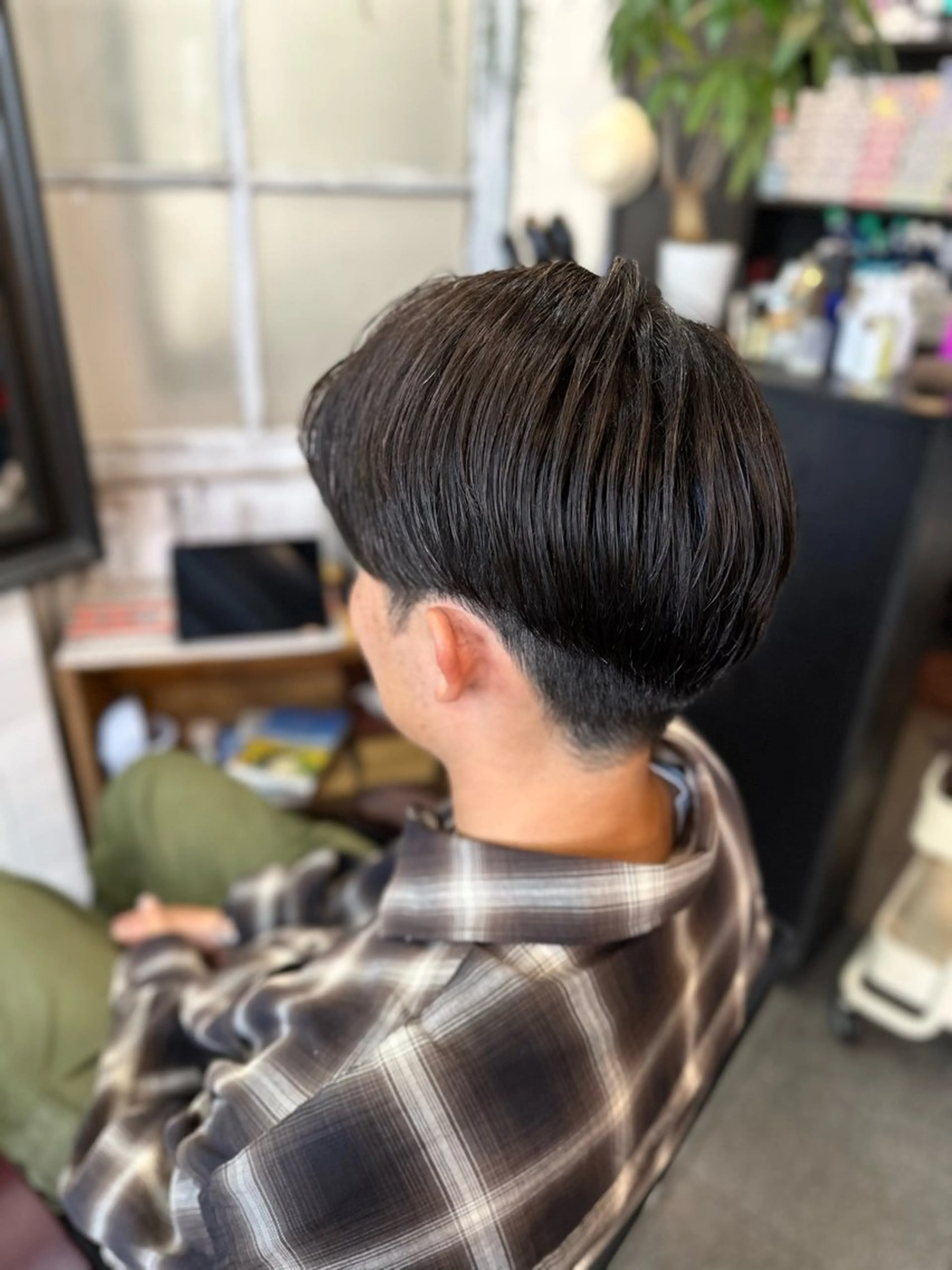 ミディアム メンズ センターパート カット plants hair salon by GEORGE所属・元住吉プランツヘアー ☘️丸山☘️のヘアスタイル