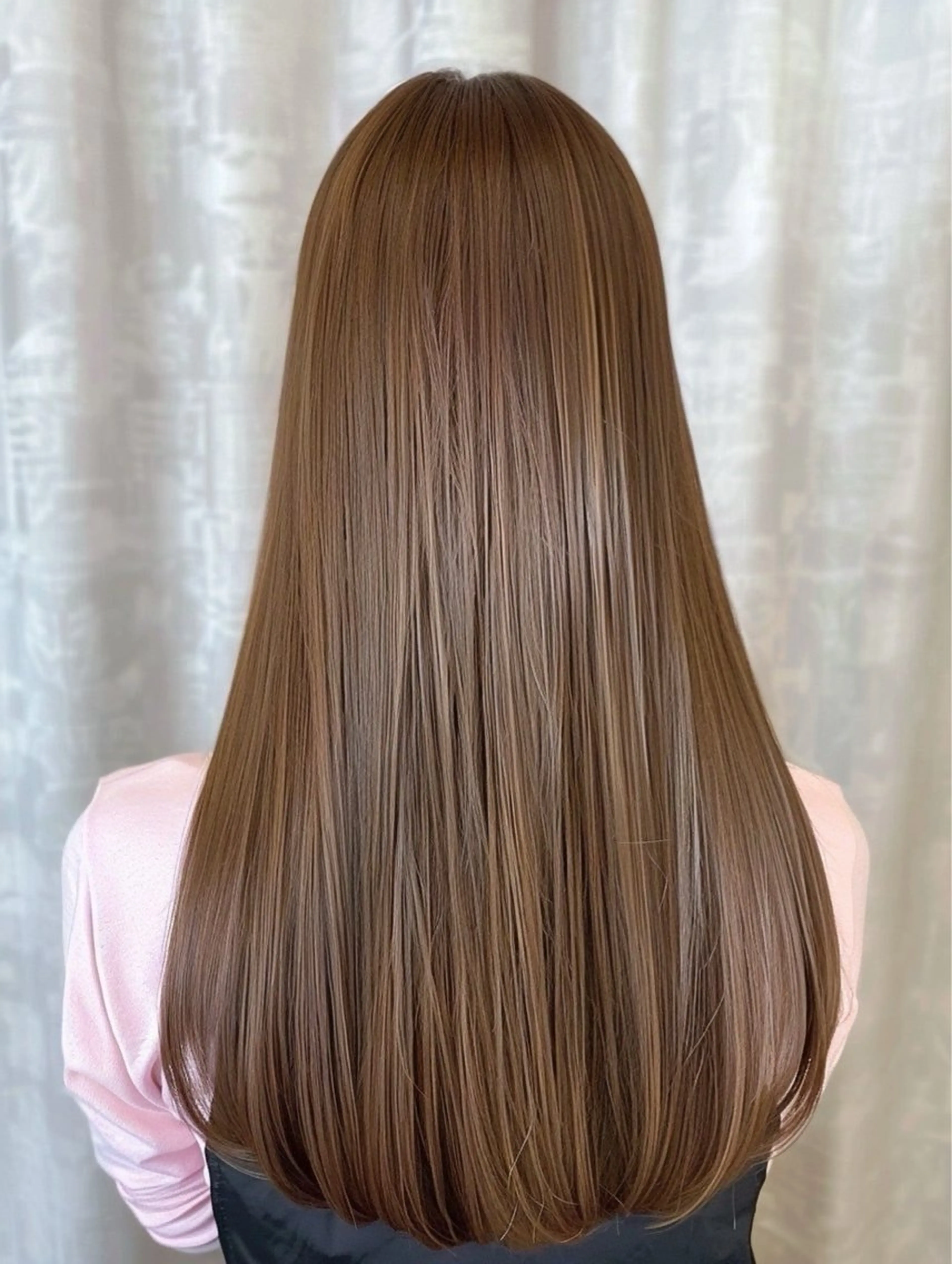 ロング 髪質改善 酸性ストレート カット 縮毛矯正 トリートメント 銀座/レイヤー 🌷nonoka🌷のヘアスタイル