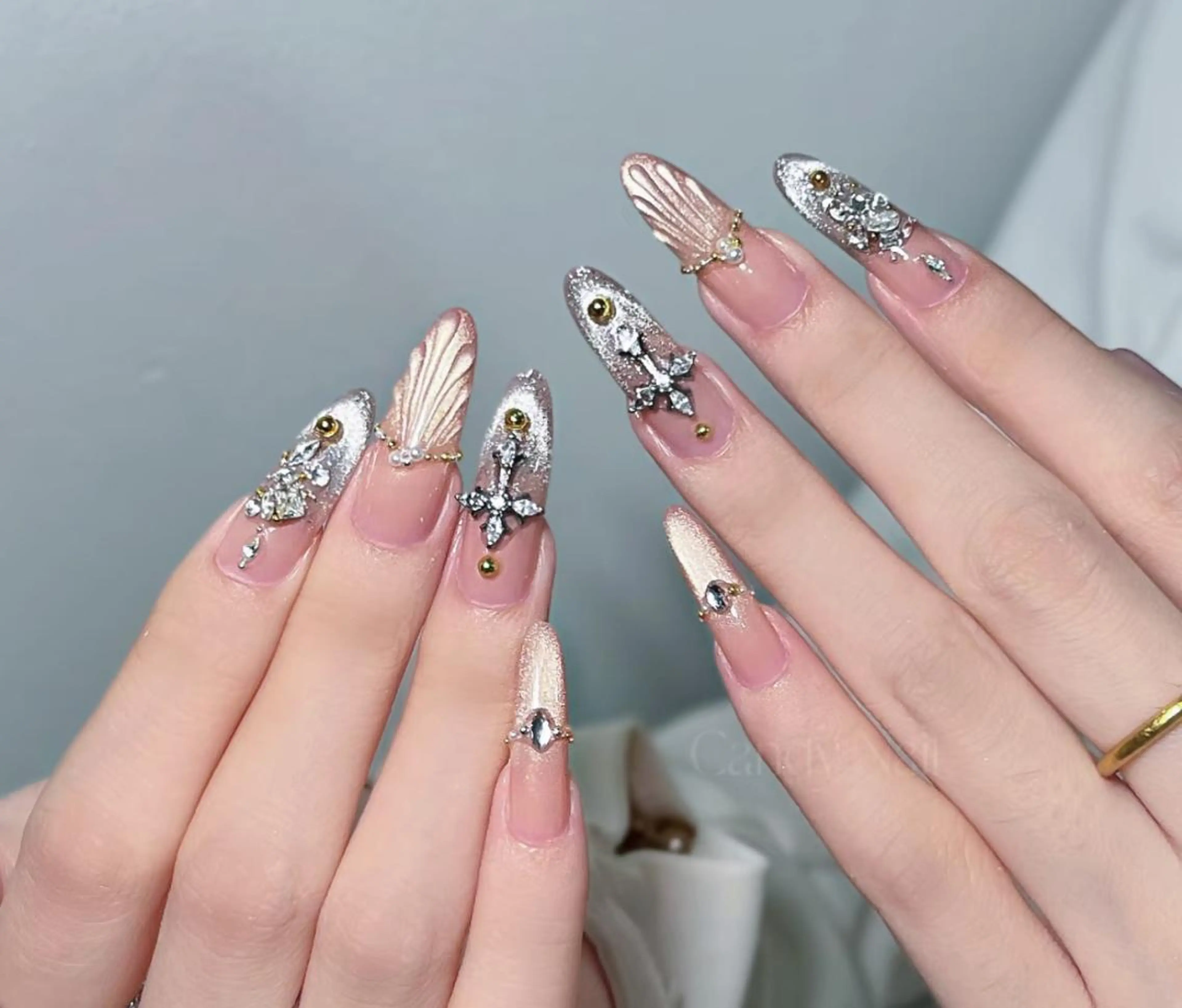 キッズ ハンドネイル By moonネイル 🌷ワンホン/韓国風のネイルデザイン