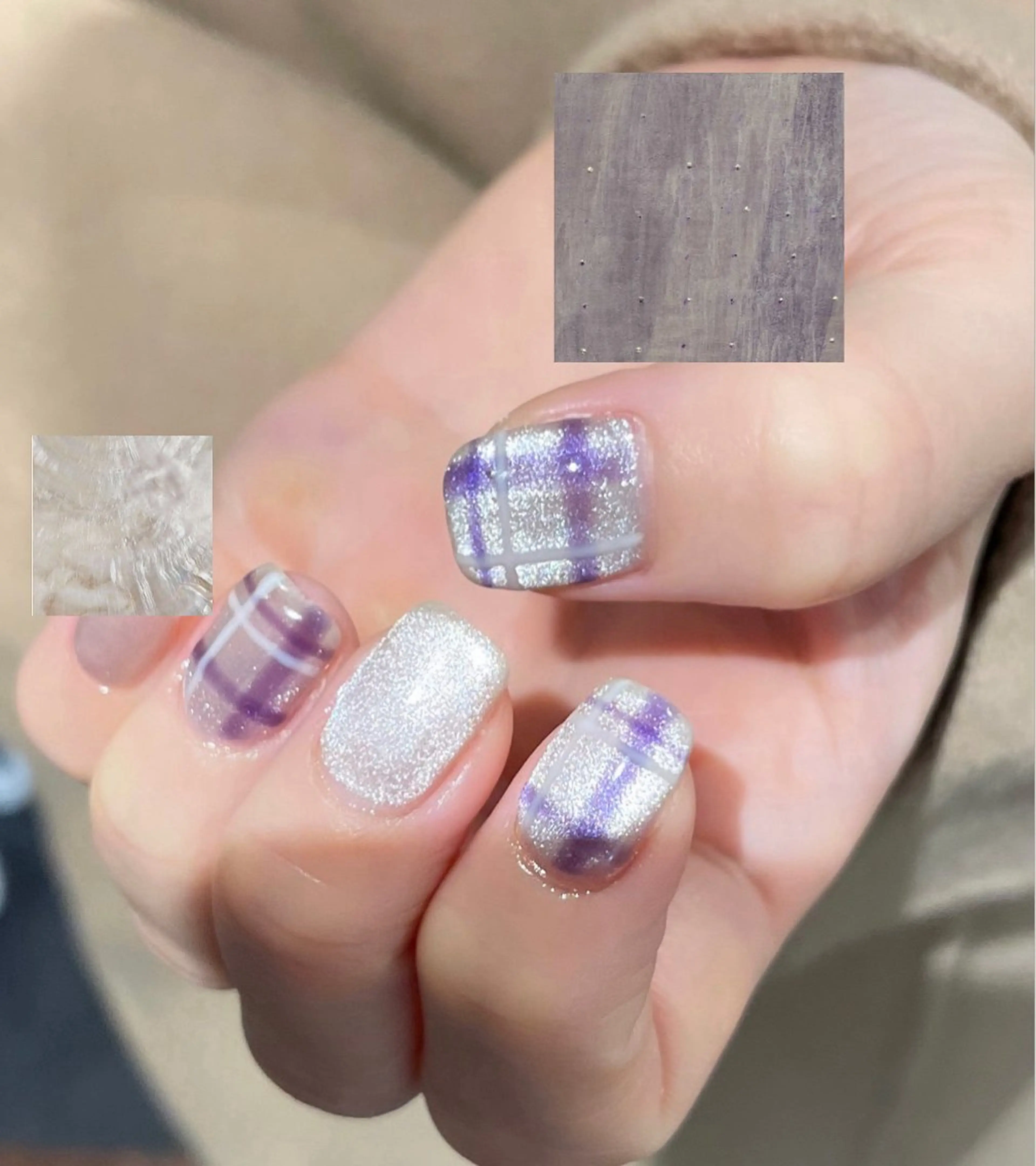 ネイル マグネットネイル ハンドネイル Bianca 神楽坂 Matsuokaのネイルデザイン