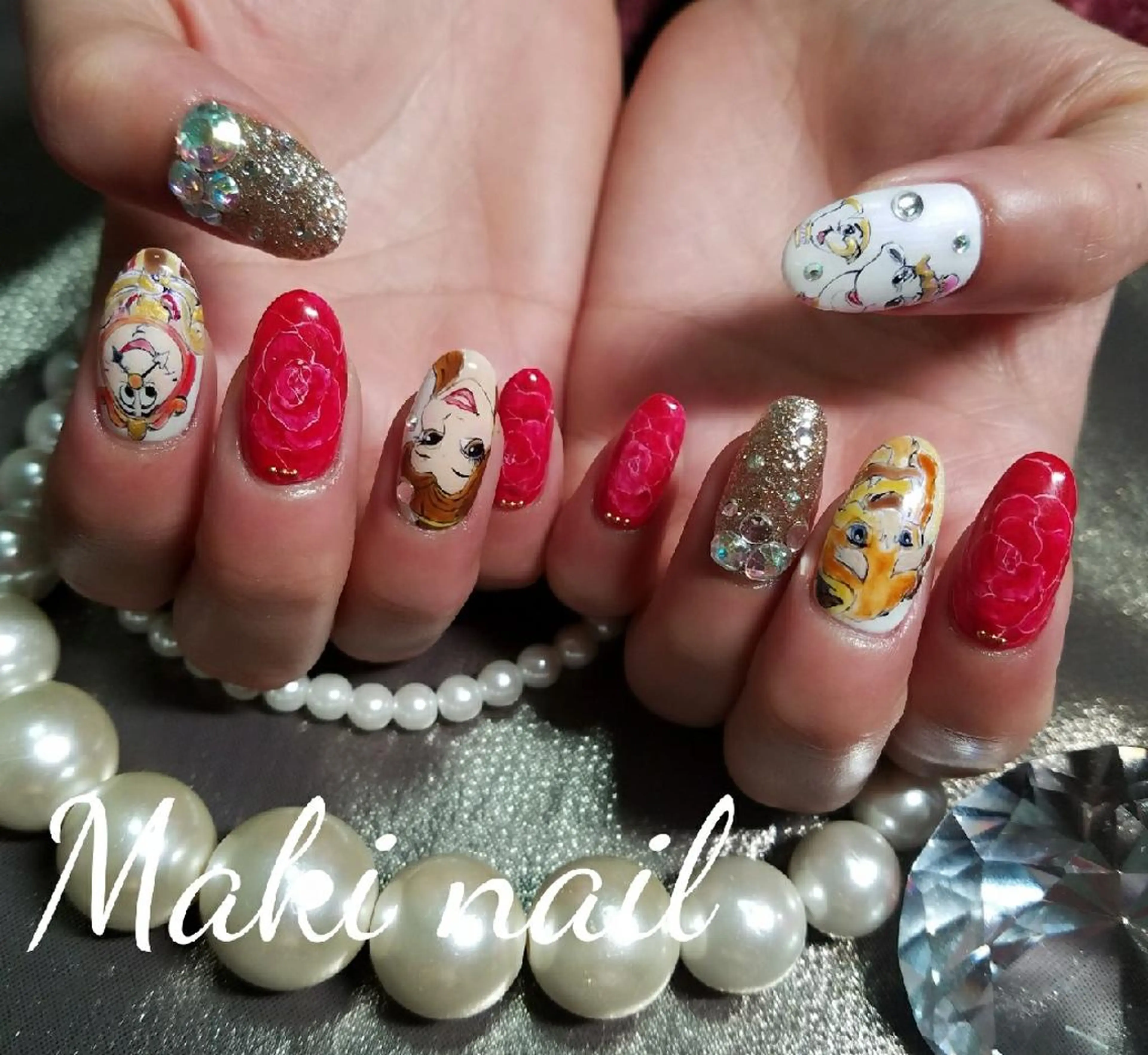 ネイル ショート アートネイル ジェルネイル   MAKI NAILのネイルデザイン